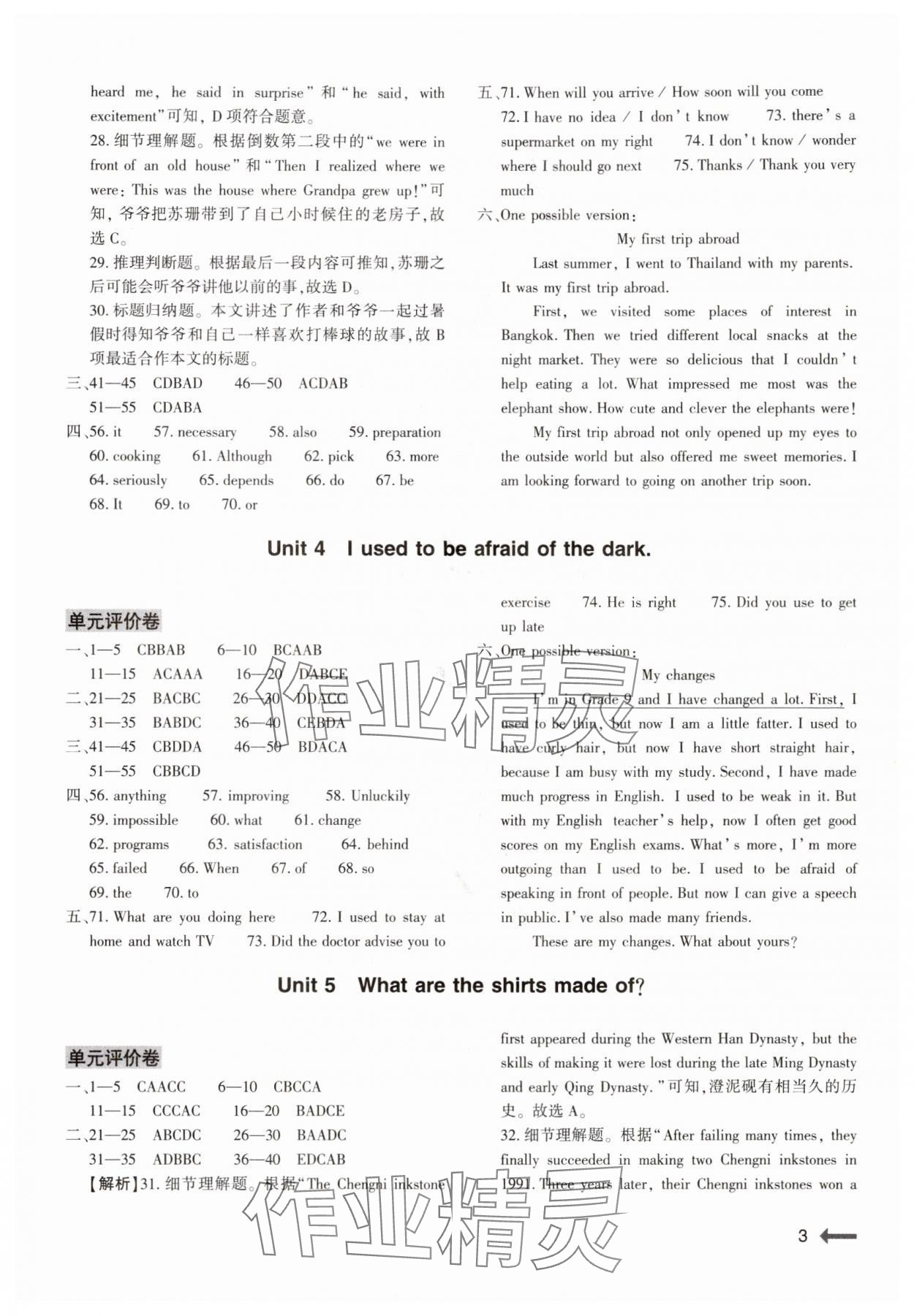 2024年節(jié)節(jié)高大象出版社九年級(jí)英語全一冊(cè)人教版 第3頁