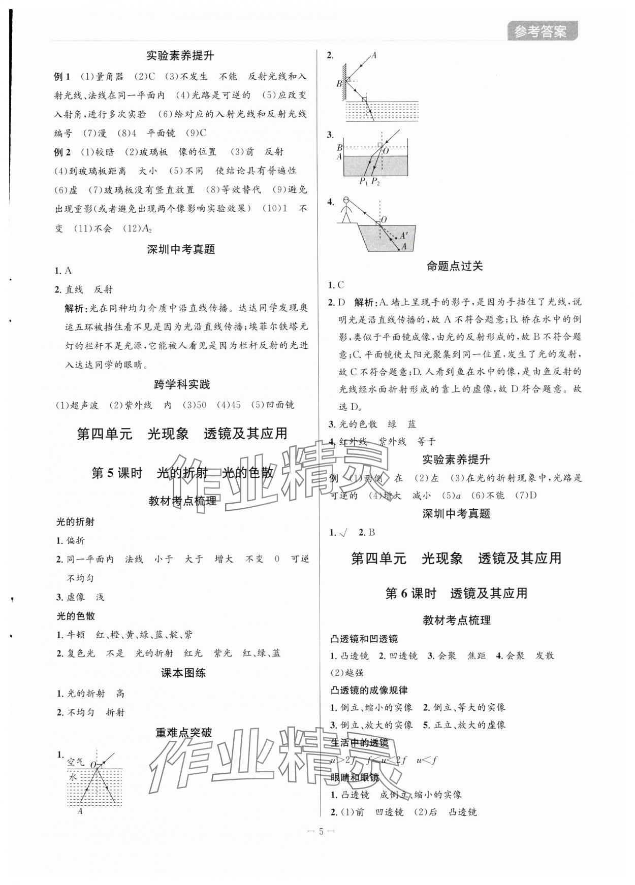 2025年廣東名師講練通中考總復習物理深圳專版 第5頁