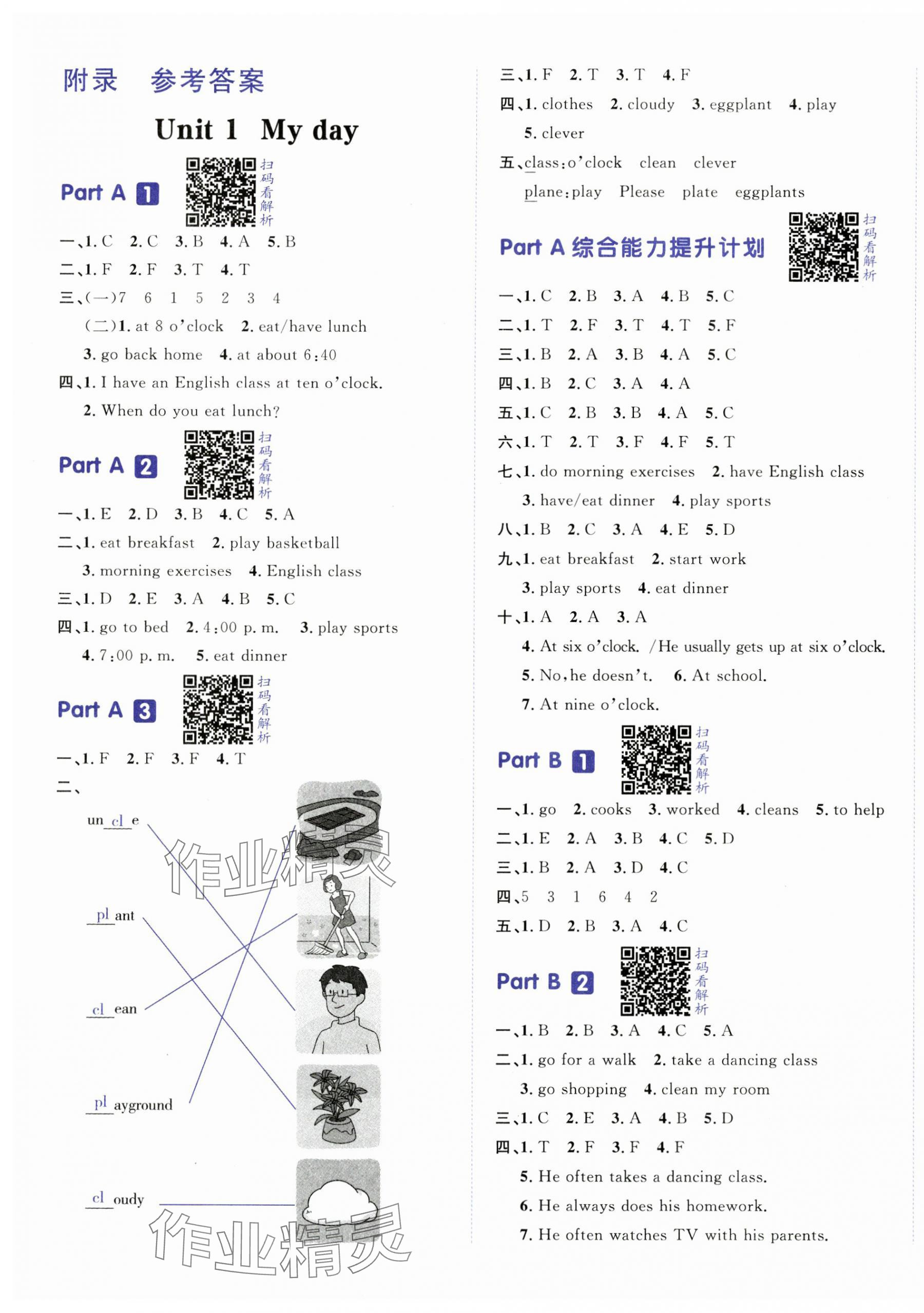 2025年陽光計(jì)劃小學(xué)同步五年級(jí)英語下冊(cè)人教版 第1頁