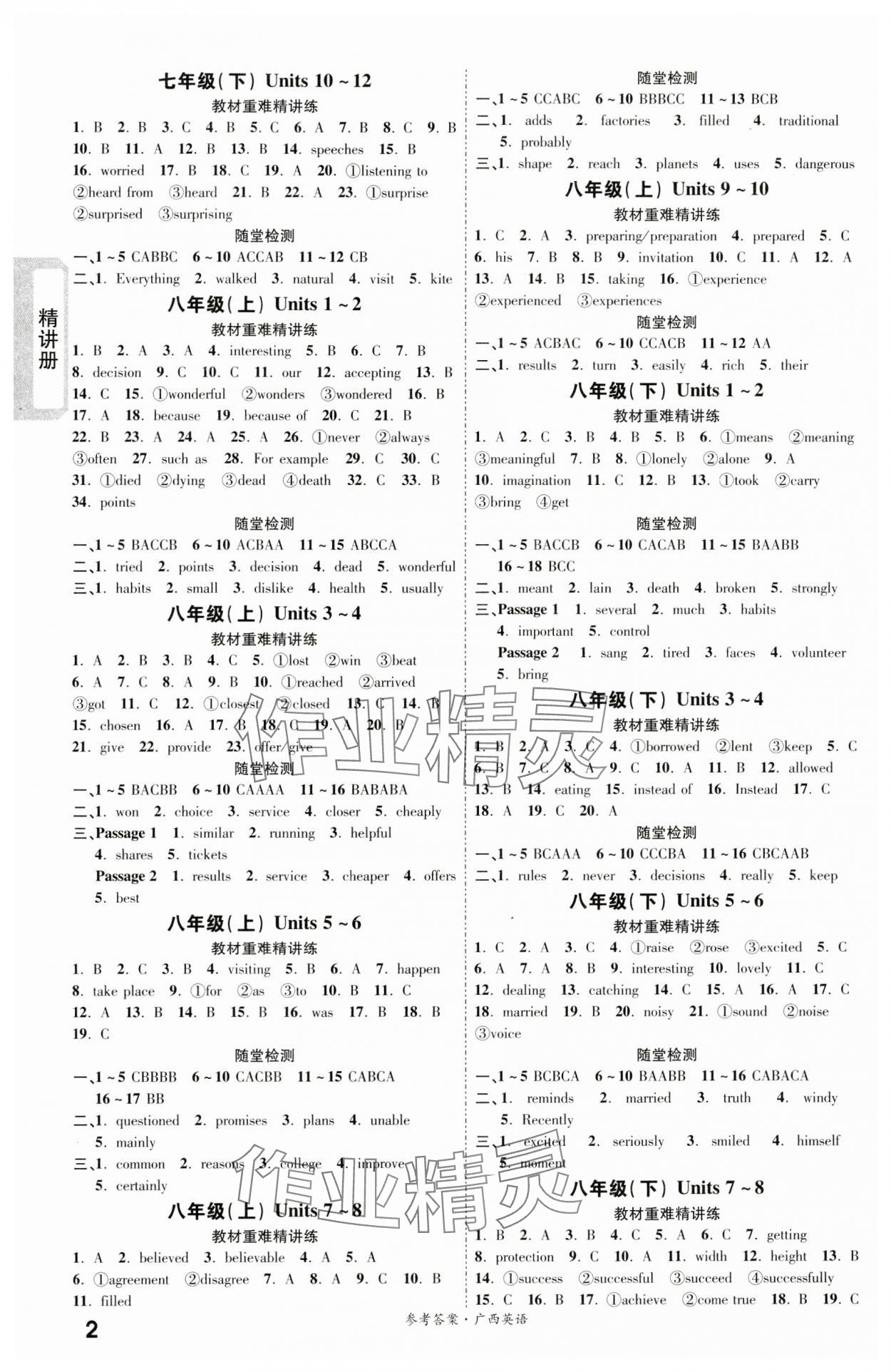 2024年一战成名考前新方案英语广西专用 第2页