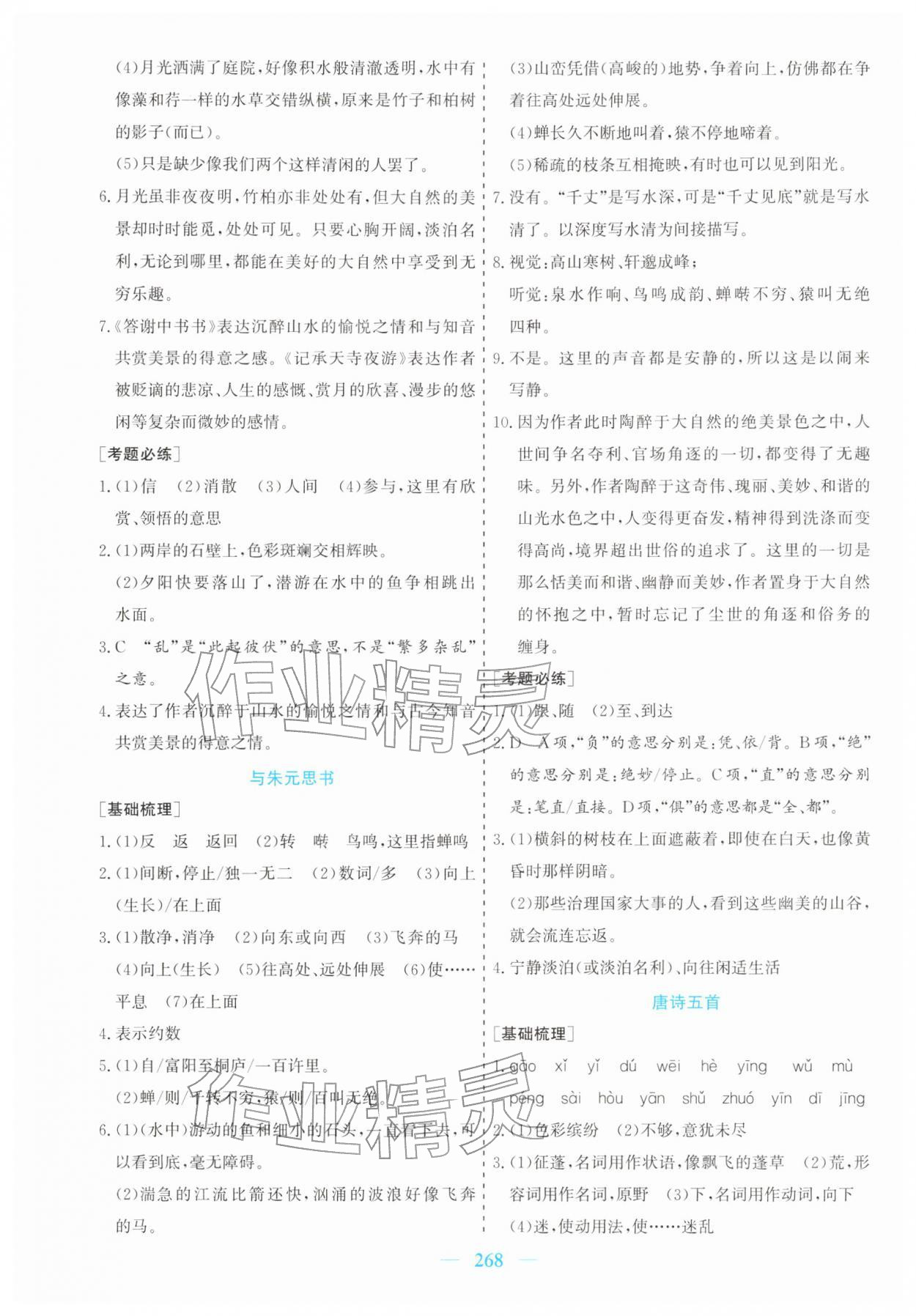 2026年点金考案语文中考&nbsp;第8页