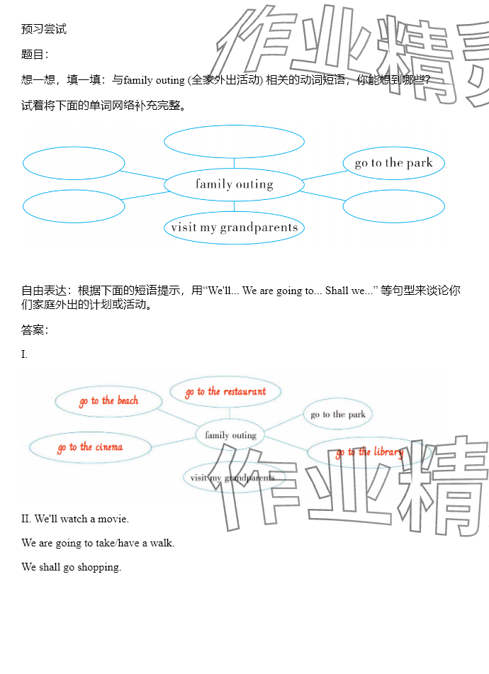 2024年同步實踐評價課程基礎(chǔ)訓(xùn)練六年級英語下冊湘少版 參考答案第1頁