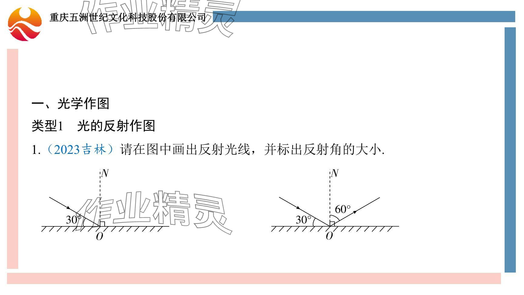 2024年重庆市中考试题分析与复习指导物理 参考答案第23页