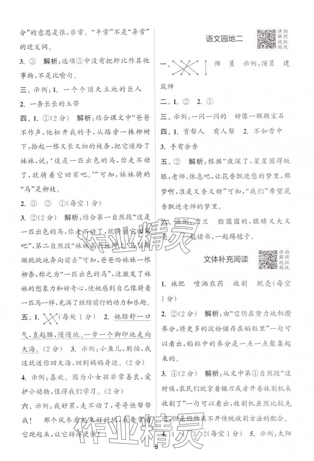 2025年拔尖特訓(xùn)二年級語文下冊人教版 第5頁