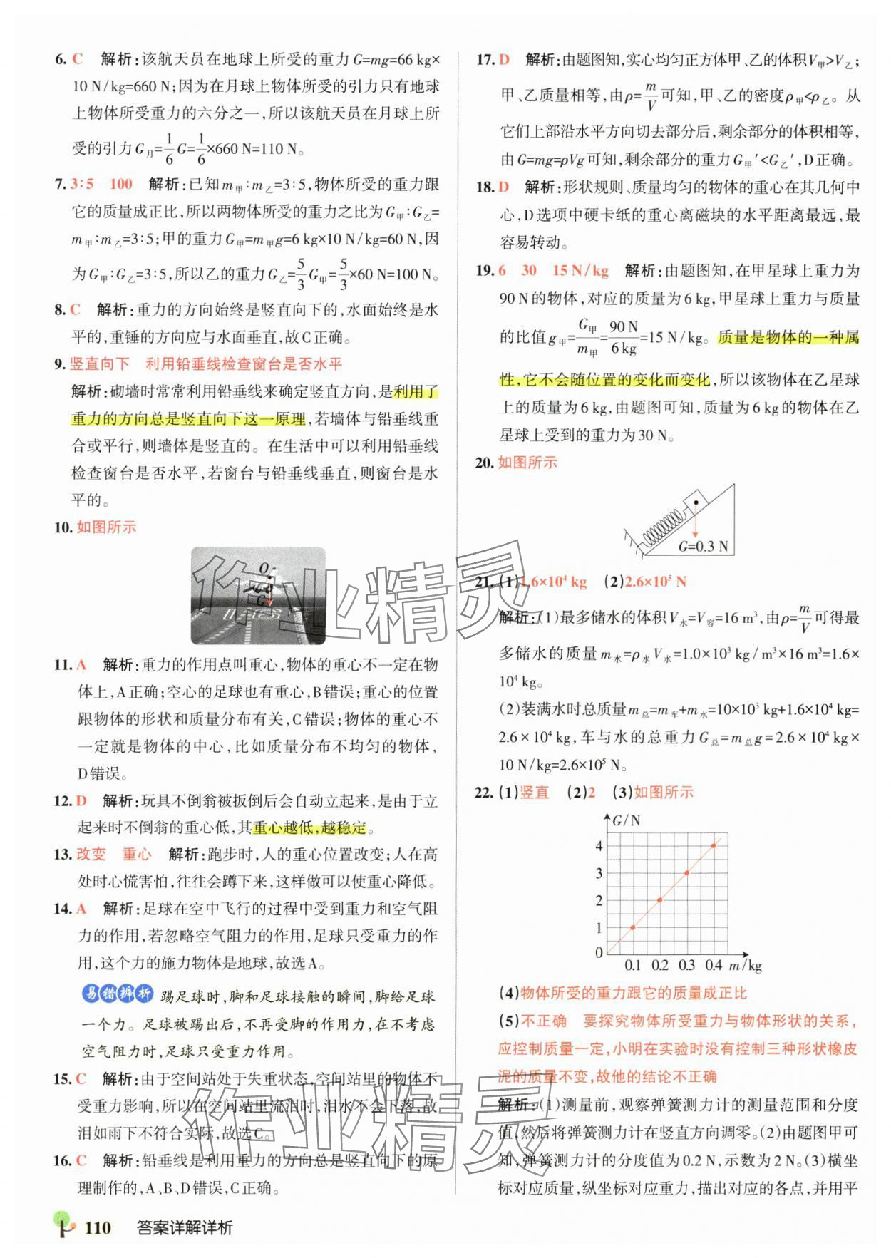 2025年初中學霸創新題八年級物理下冊人教版 參考答案第4頁
