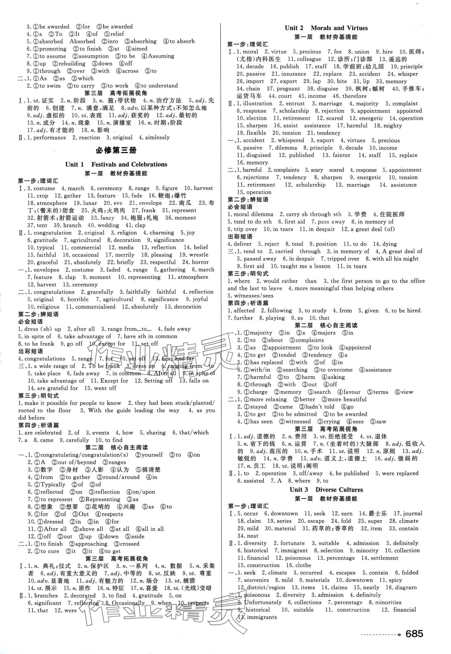 2024年精彩三年高考尖峰高中英語&nbsp;第7頁