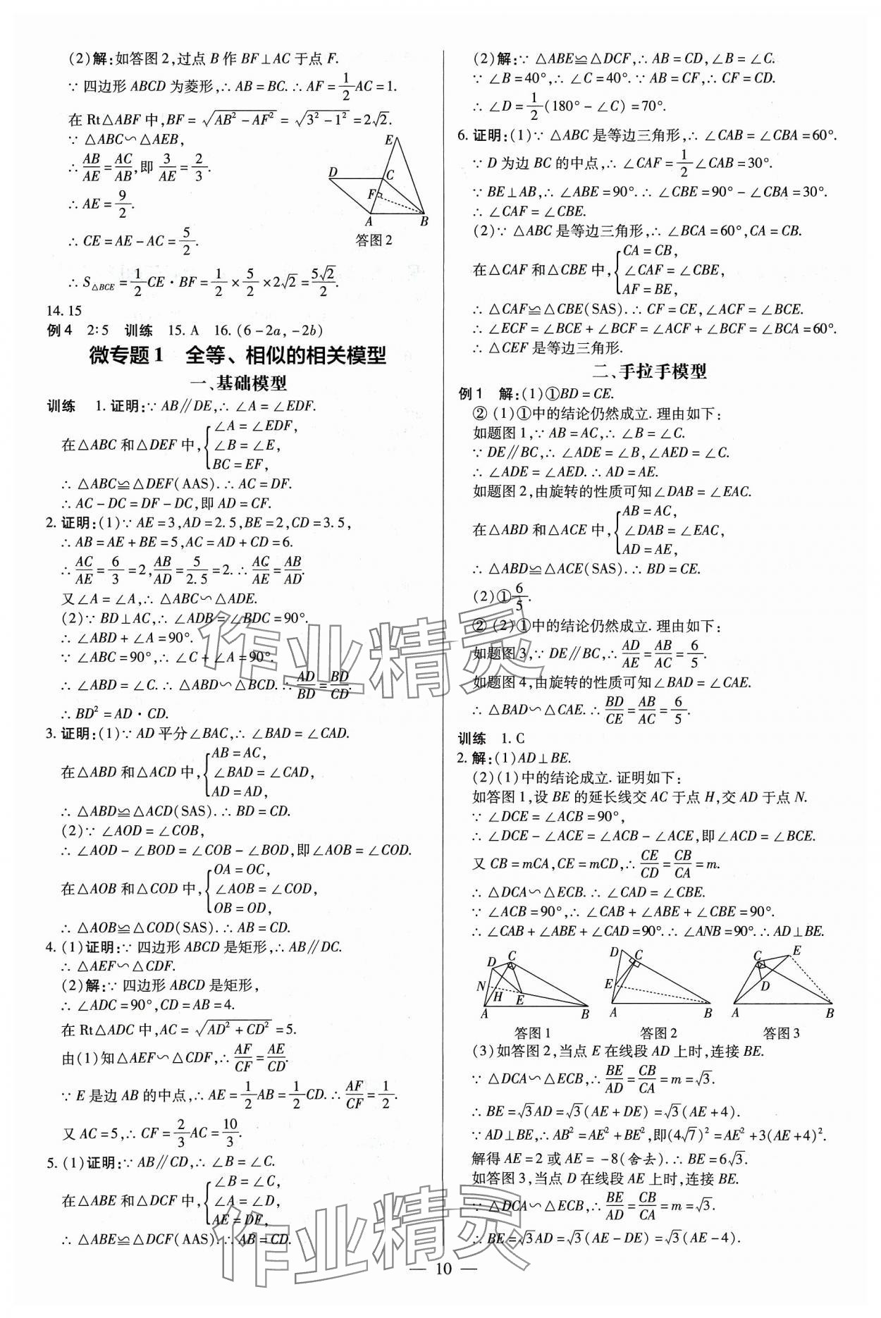 2024年领跑中考数学四川专版 第10页