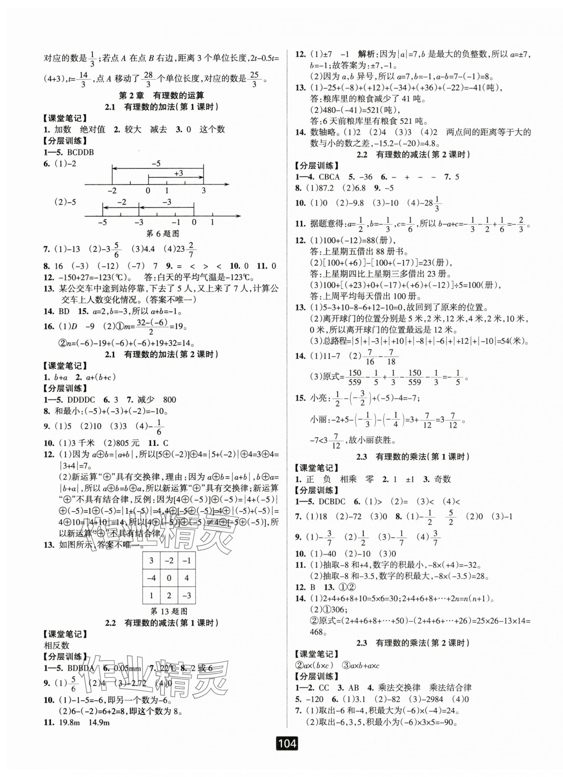 2025年勵耘書業(yè)勵耘新同步七年級數(shù)學(xué)上冊浙教版 第3頁