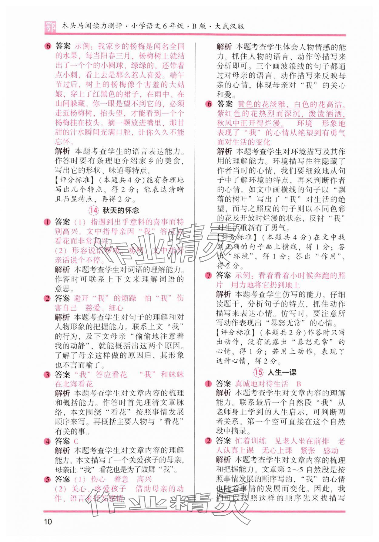 2025年木頭馬閱讀力測(cè)評(píng)六年級(jí)語(yǔ)文下冊(cè)人教版武漢專版 第10頁(yè)