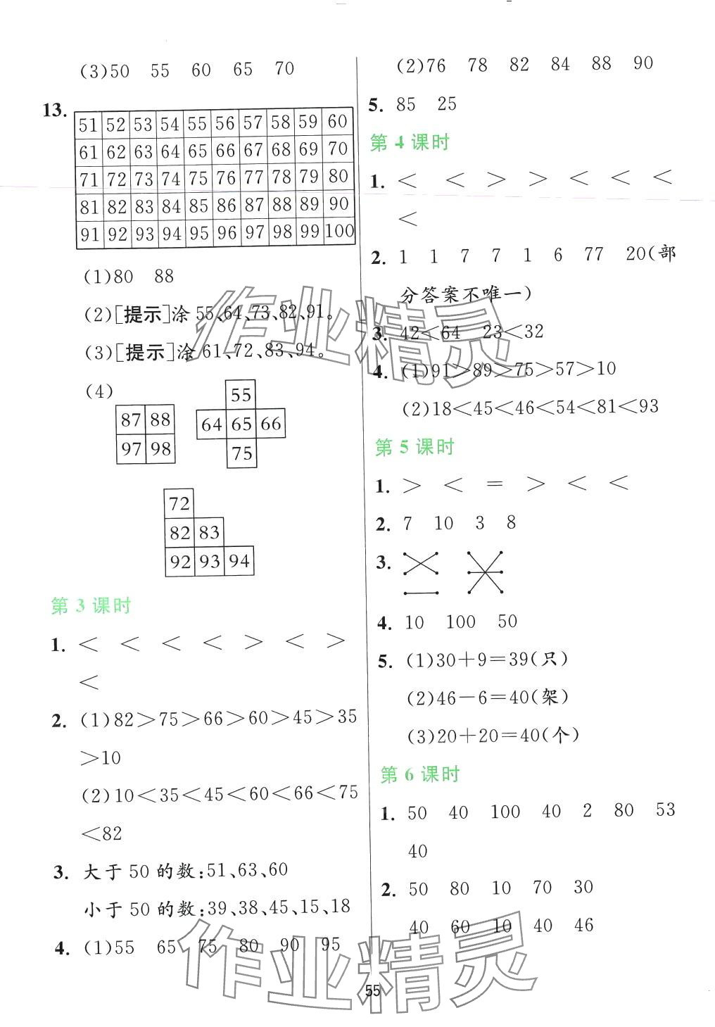 2024年1課3練江蘇人民出版社一年級(jí)數(shù)學(xué)下冊青島版山東專版五四制 第6頁