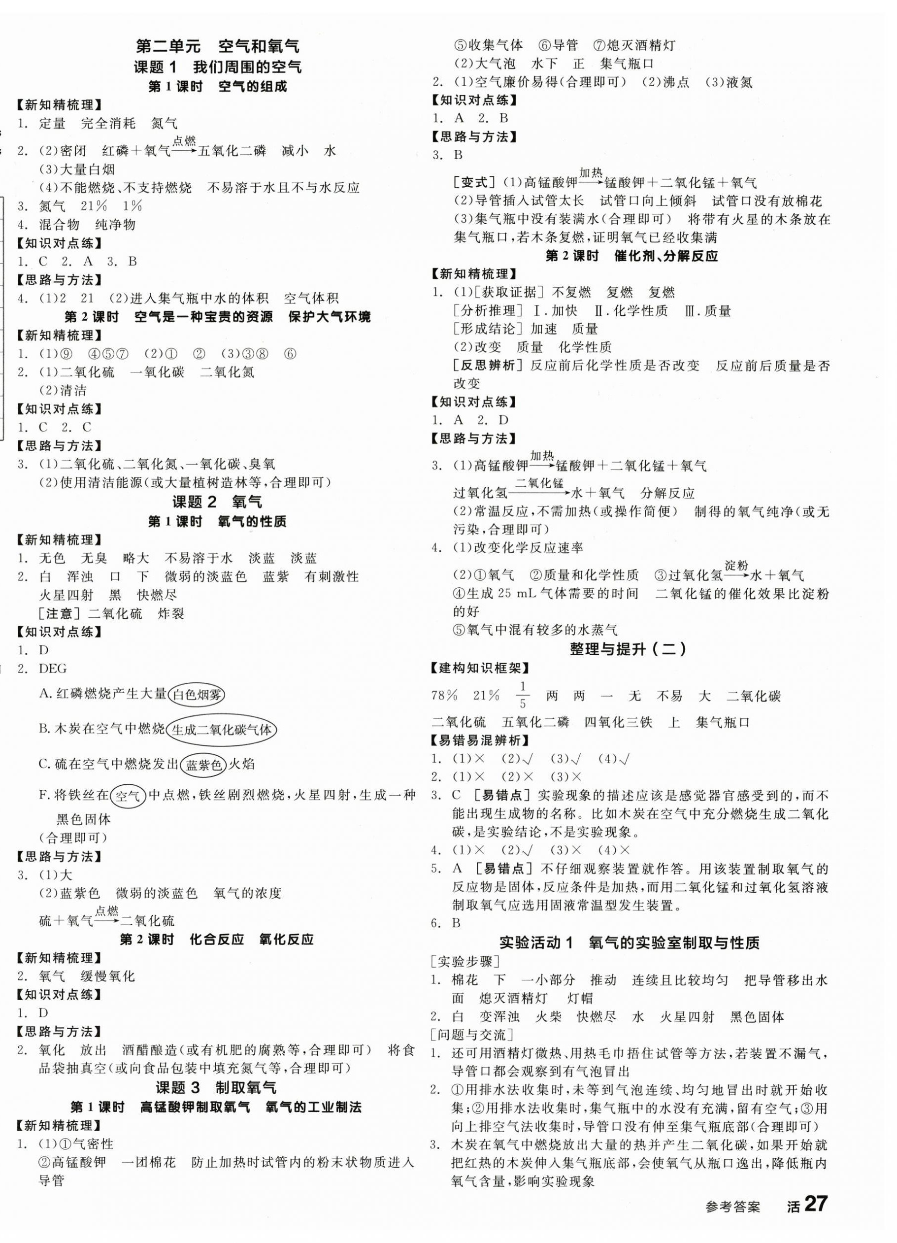 2025年全品学练考九年级化学全一册人教版广东专版 第2页