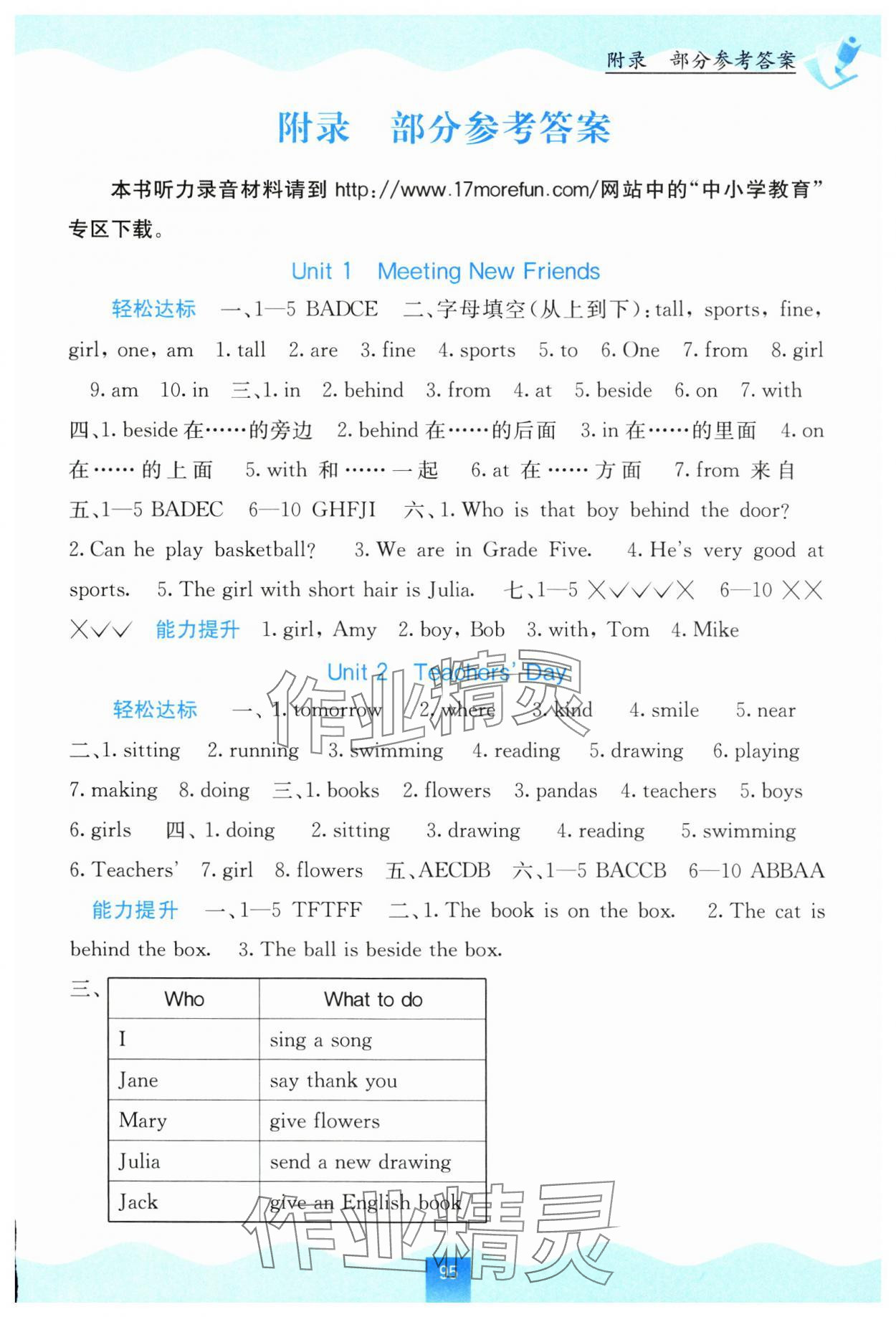 2024年自主學(xué)習(xí)能力測評五年級英語上冊福建教育版 第1頁