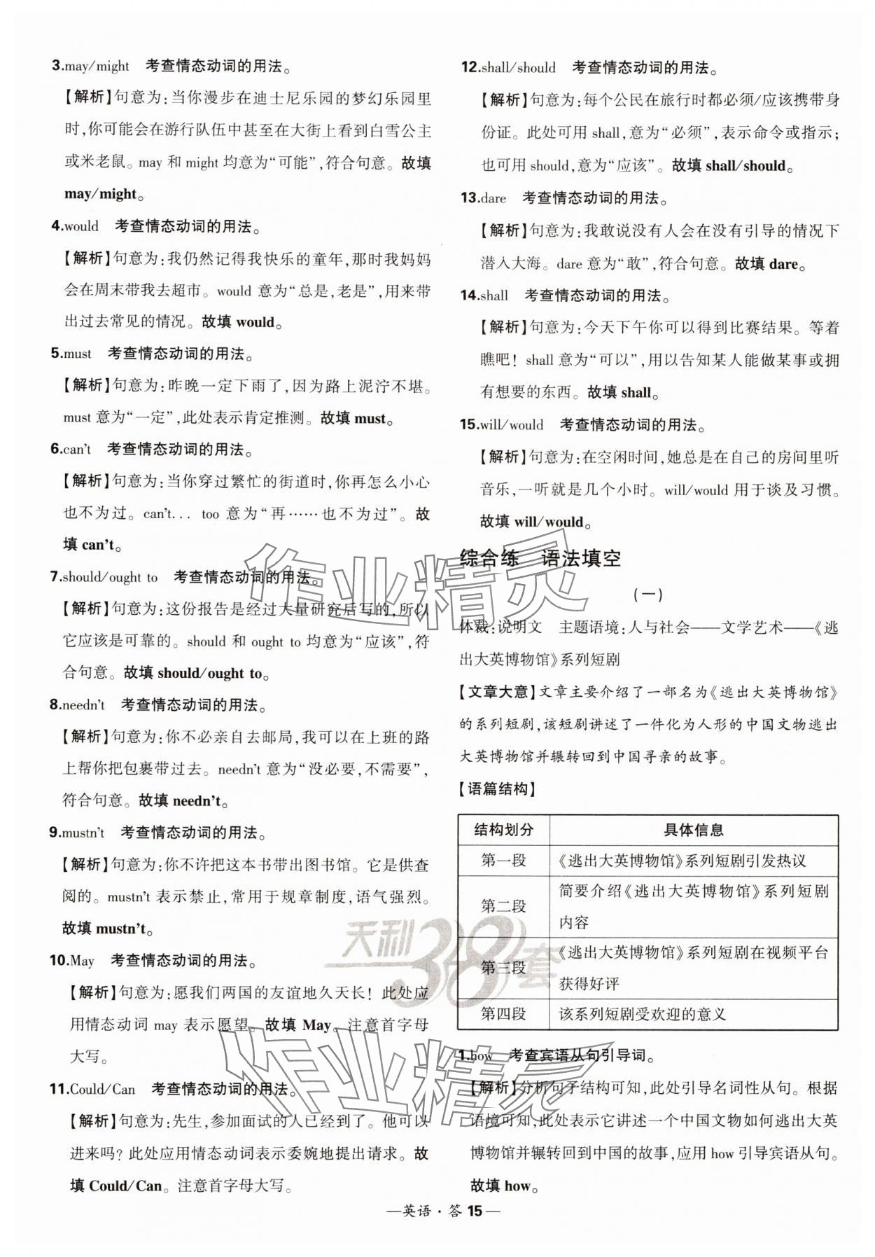 2025年天利38套?？蓟A題高中英語 第15頁