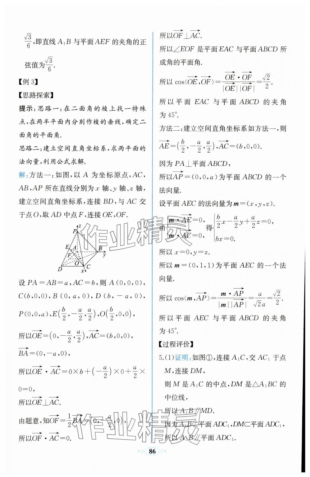 2023年課時練新課程學(xué)習(xí)評價方案高中數(shù)學(xué)選擇性必修第一冊人教版增強(qiáng)版 參考答案第24頁