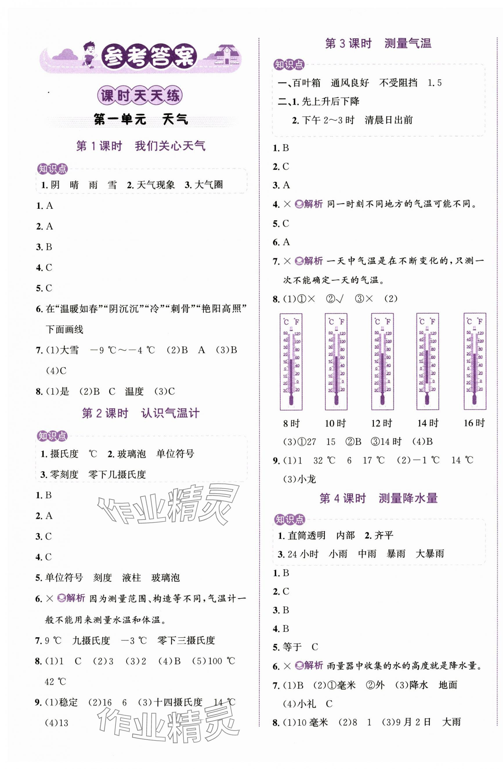 2025年奔跑吧少年三年级科学上册教科版 第1页