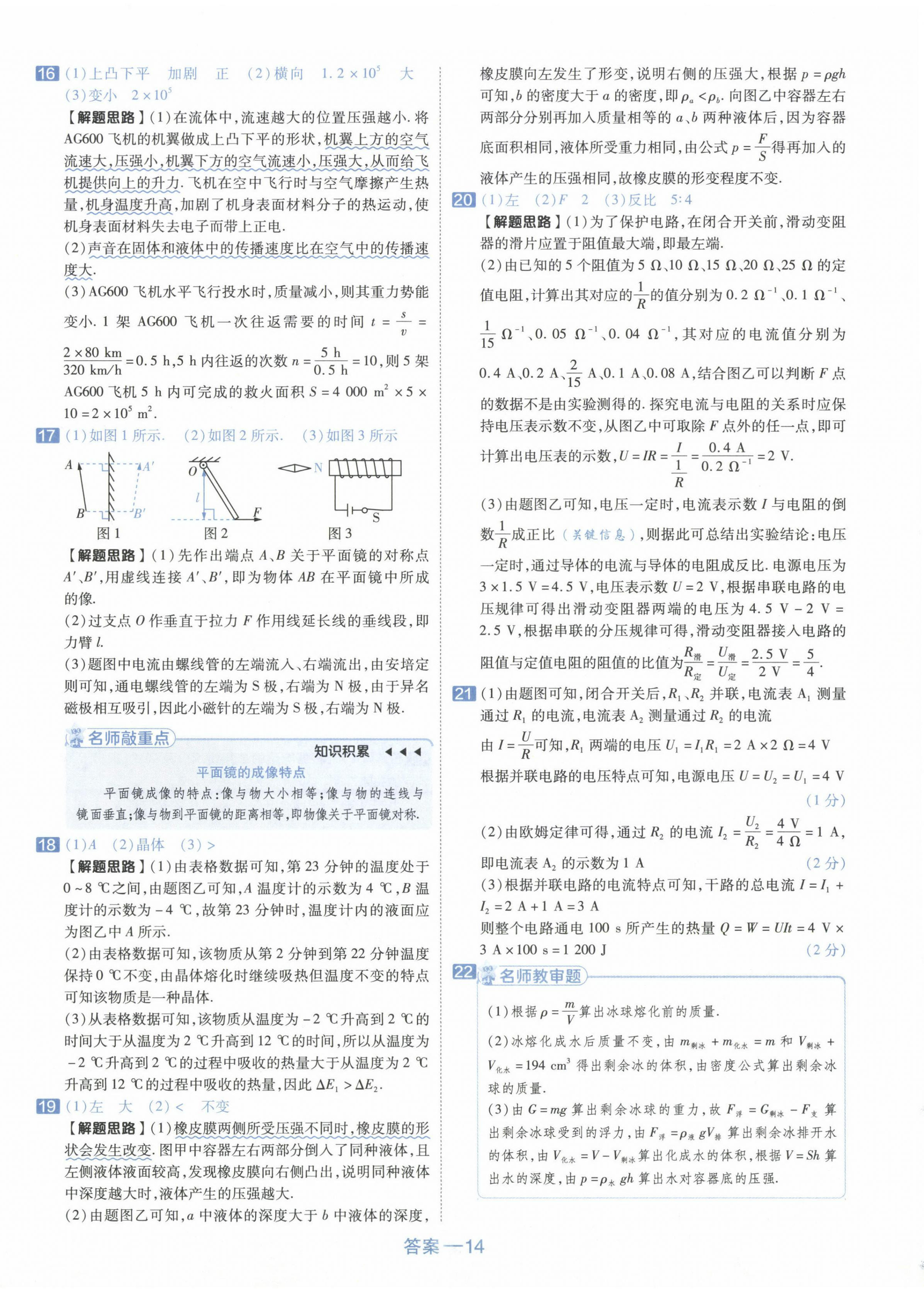 2024年金考卷45套匯編物理新疆專版 第14頁