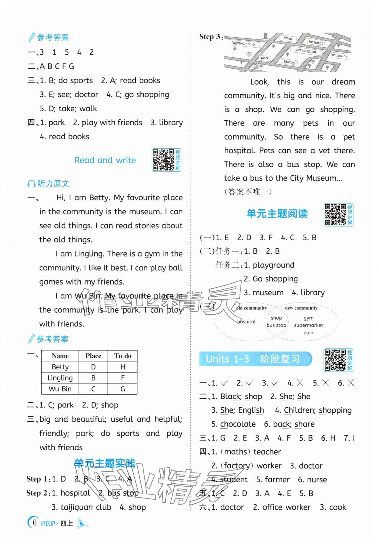 2025年阳光同学课时优化作业四年级英语上册人教PEP版 第6页