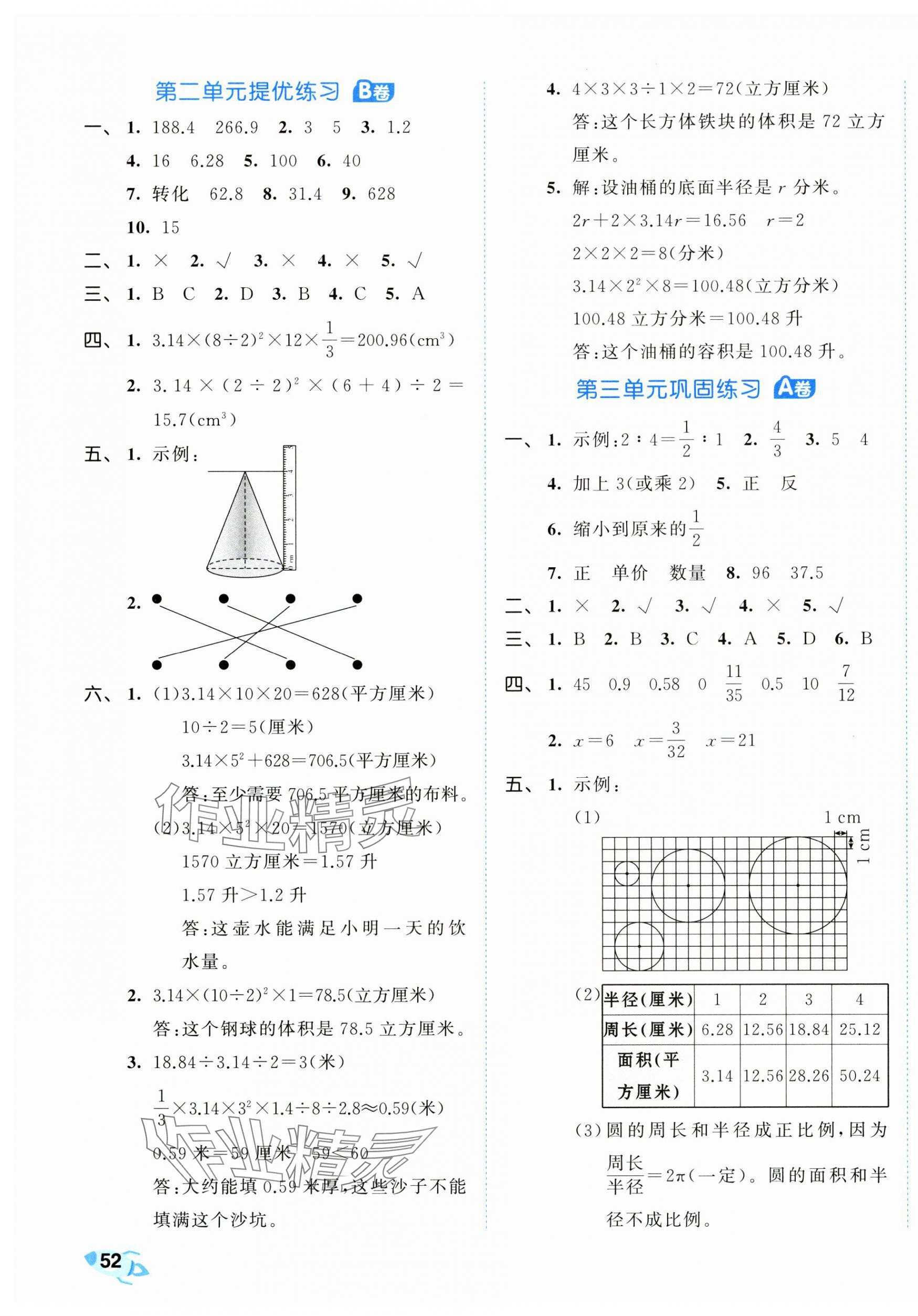 2025年53全優(yōu)卷六年級數(shù)學下冊青島版 第3頁