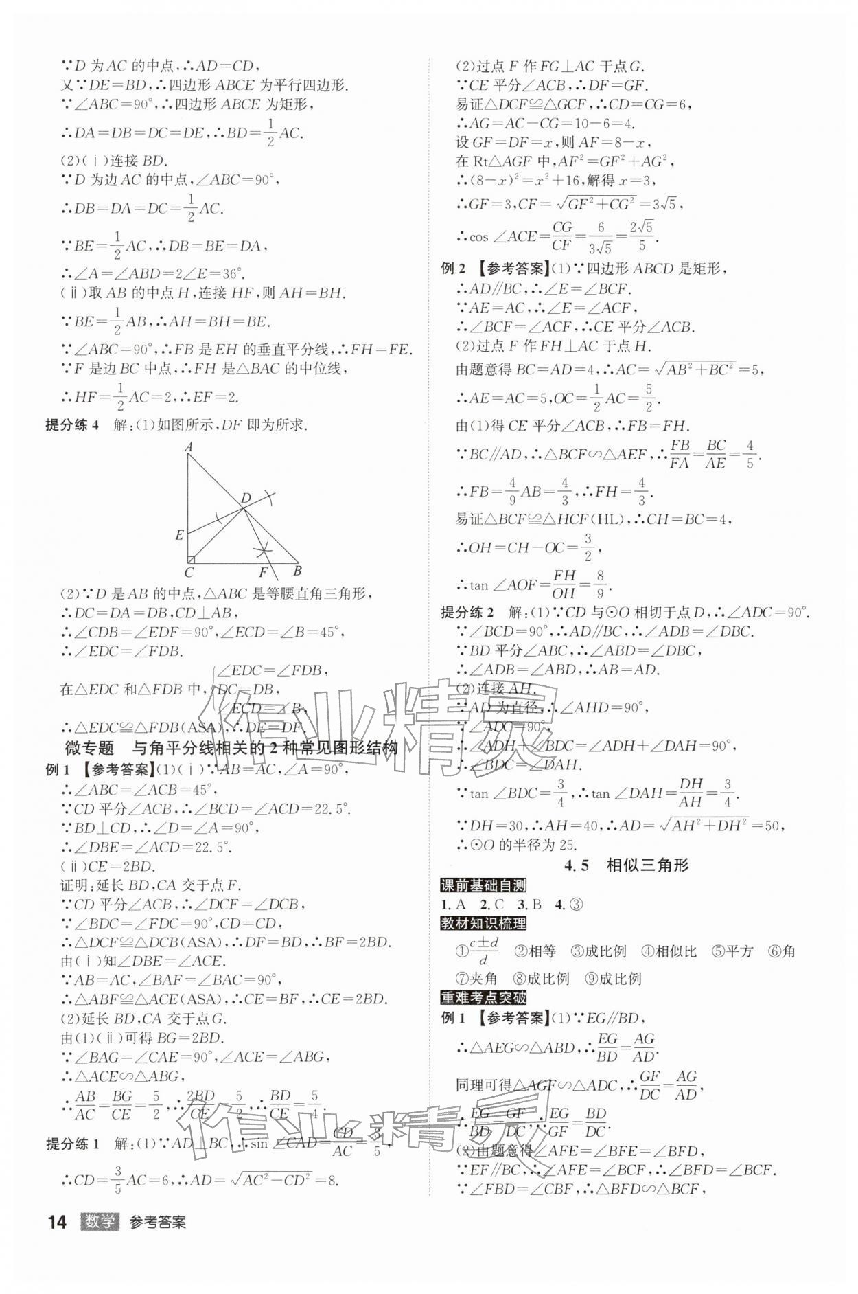 2026年中考总复习名师A计划数学中考&nbsp;第14页