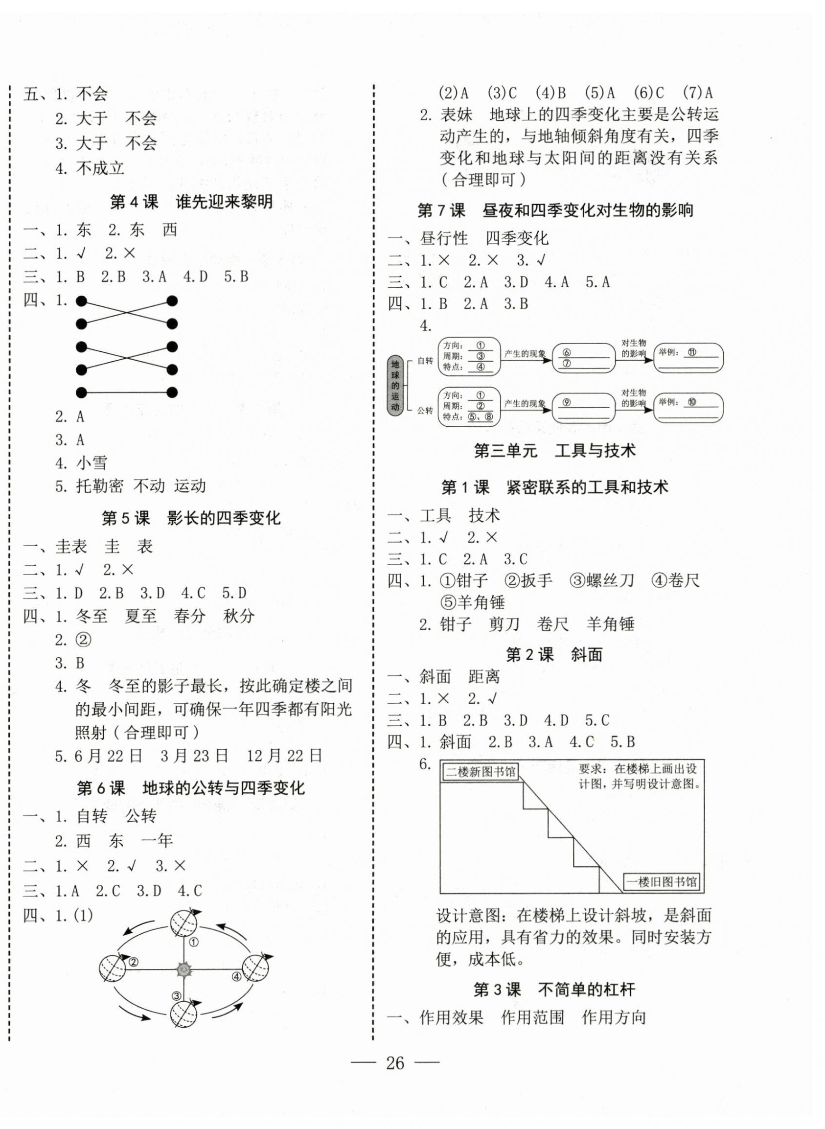 2024年科學(xué)速記大通關(guān)六年級上冊教科版 第2頁