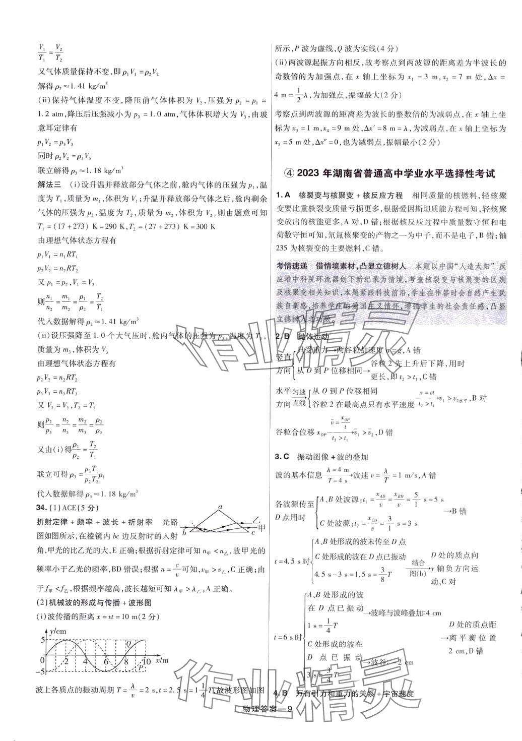 2024年走進名校5年高考真題匯編高中物理通用版 第9頁