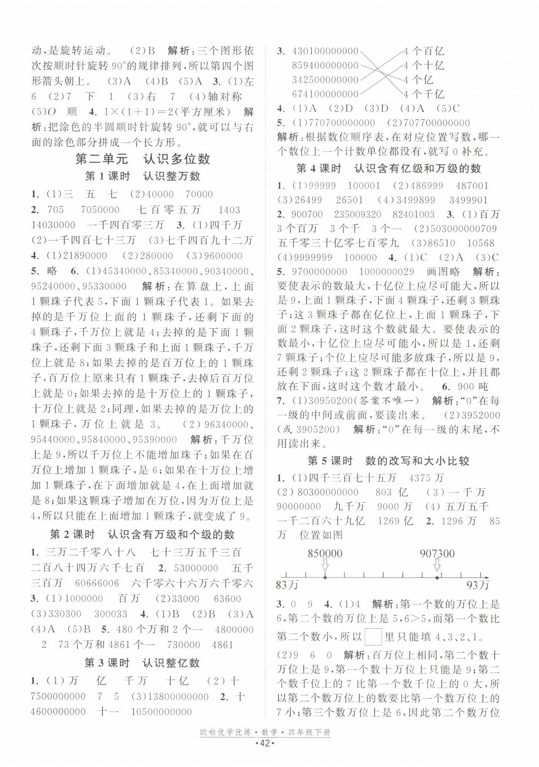 2025年歐啦優(yōu)學(xué)優(yōu)練四年級數(shù)學(xué)下冊蘇教版 第2頁