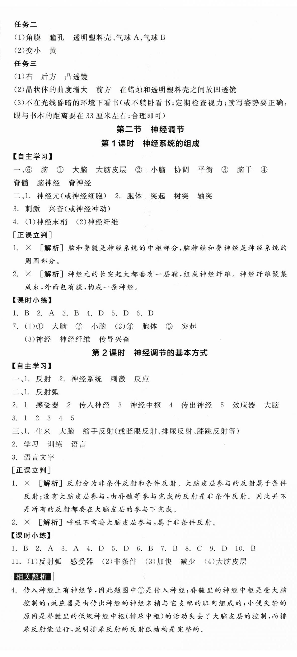 2025年全品學(xué)練考八年級生物上冊人教版陜西專版 第2頁