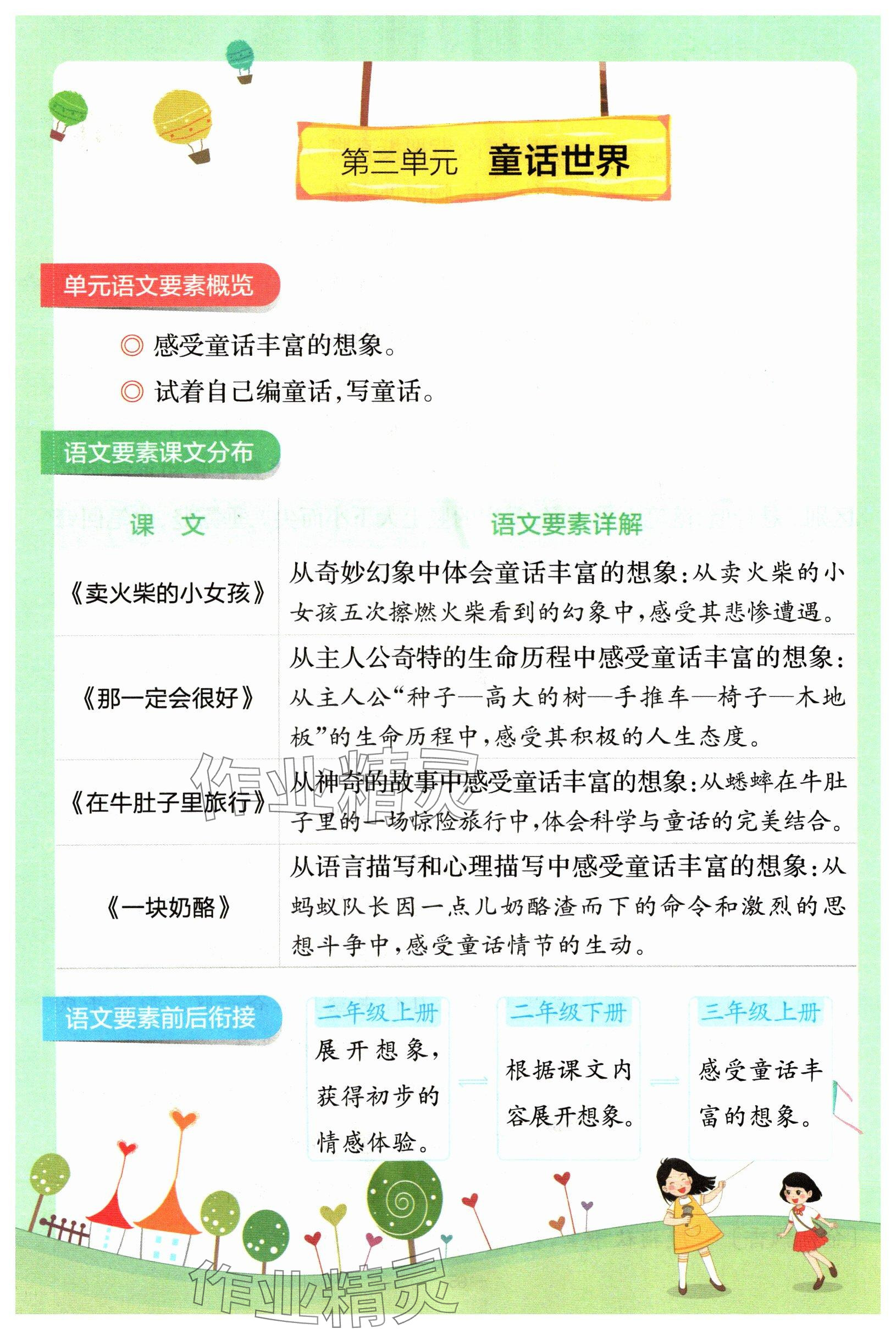 2024年教材課本三年級語文上冊人教版 參考答案第66頁