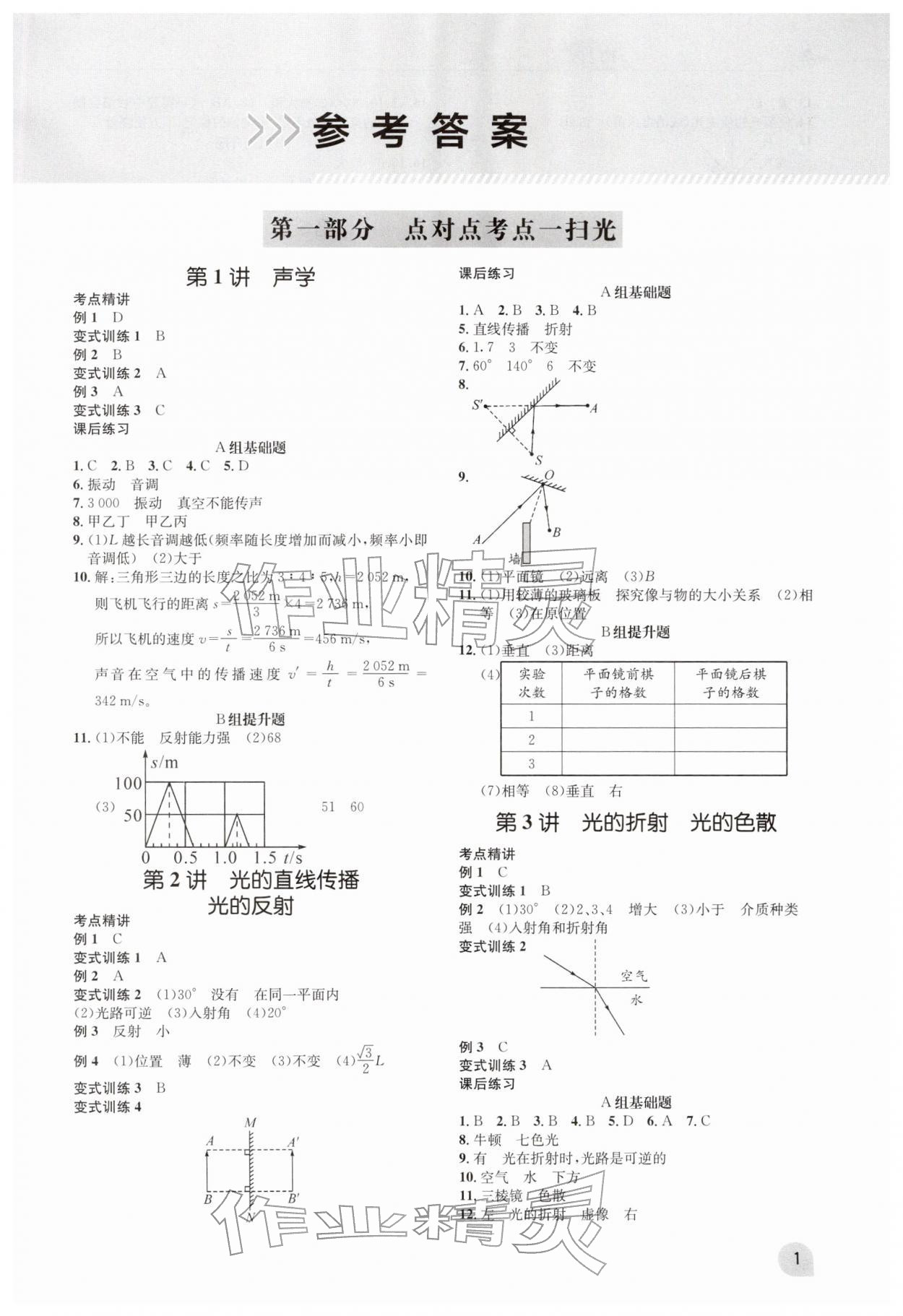 2026年中考锦囊物理中考&nbsp;第1页