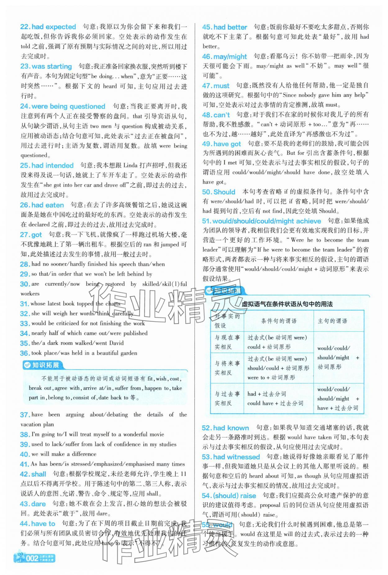 2025年天星教育金考卷一轮复习单元滚动双测卷英语 参考答案第2页