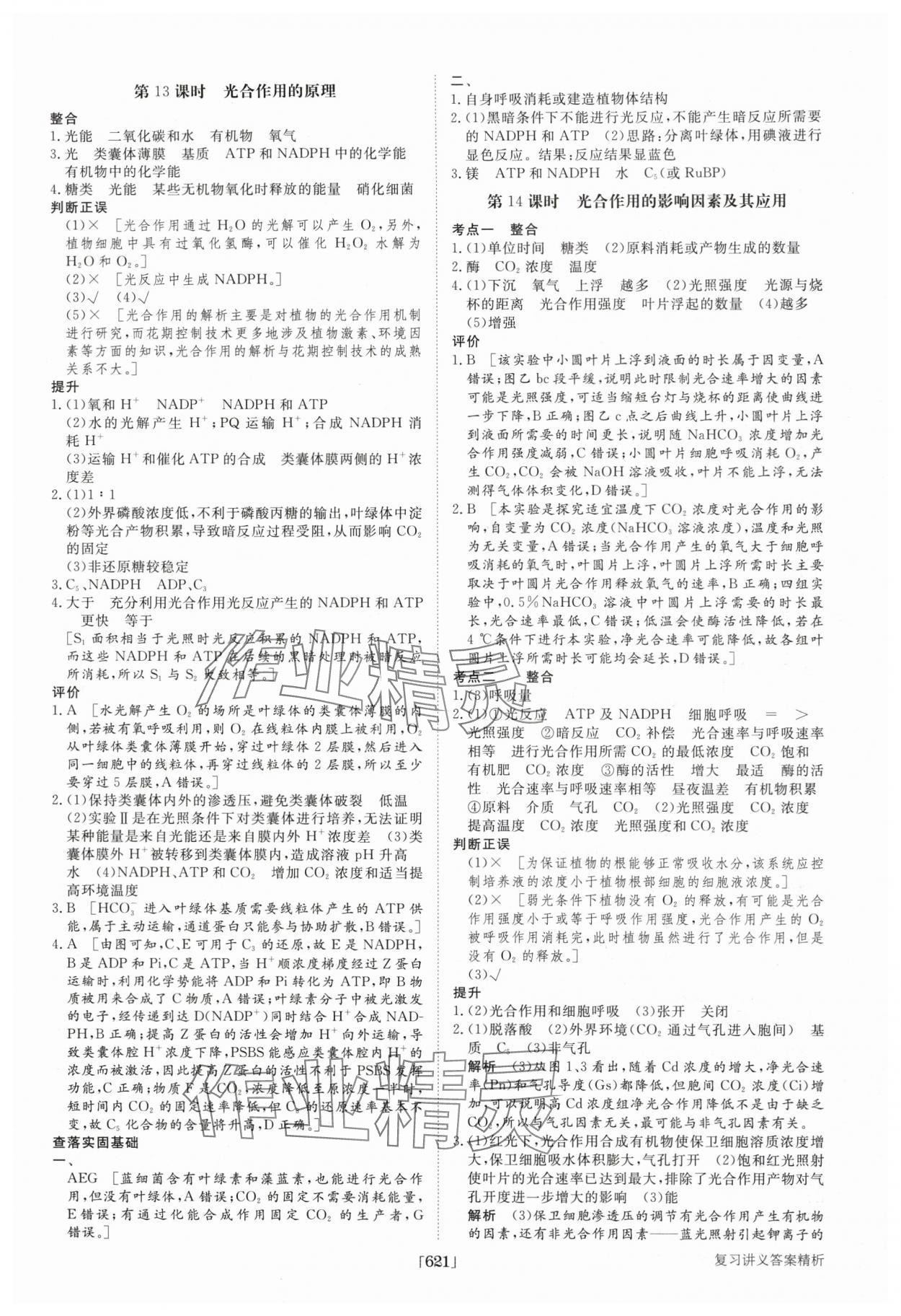 2025年步步高大一輪復習講義高中生物 第13頁