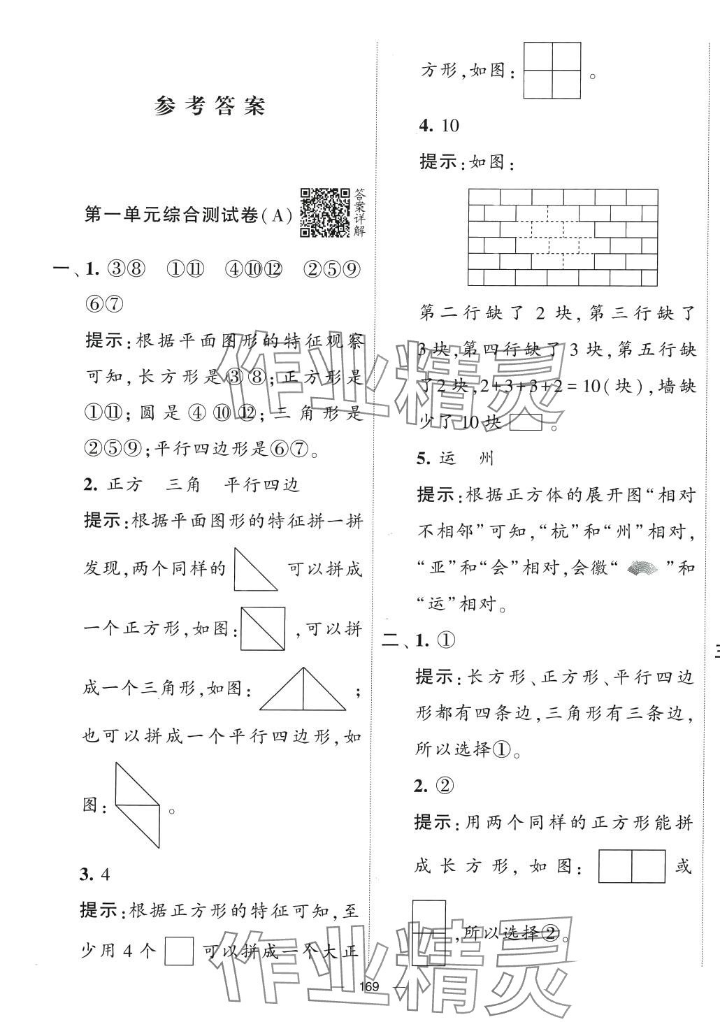 2024年學霸提優(yōu)大試卷一年級數(shù)學下冊人教版 第1頁