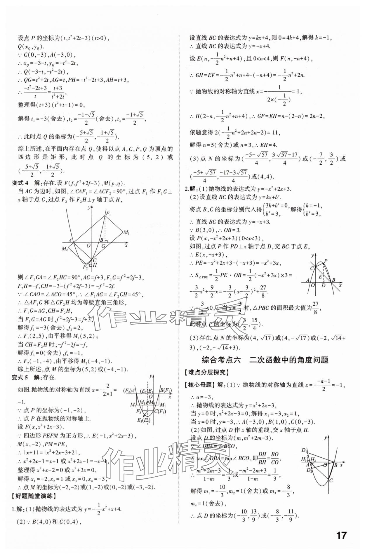 2025年學(xué)考傳奇數(shù)學(xué)山東專版 參考答案第16頁