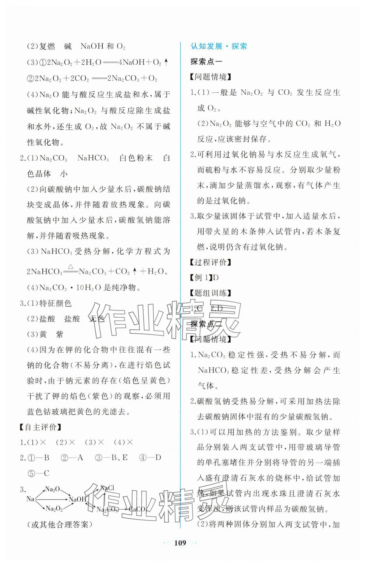 2023年新課程學(xué)習(xí)評價方案課時練高中化學(xué)必修第一冊人教版 第11頁