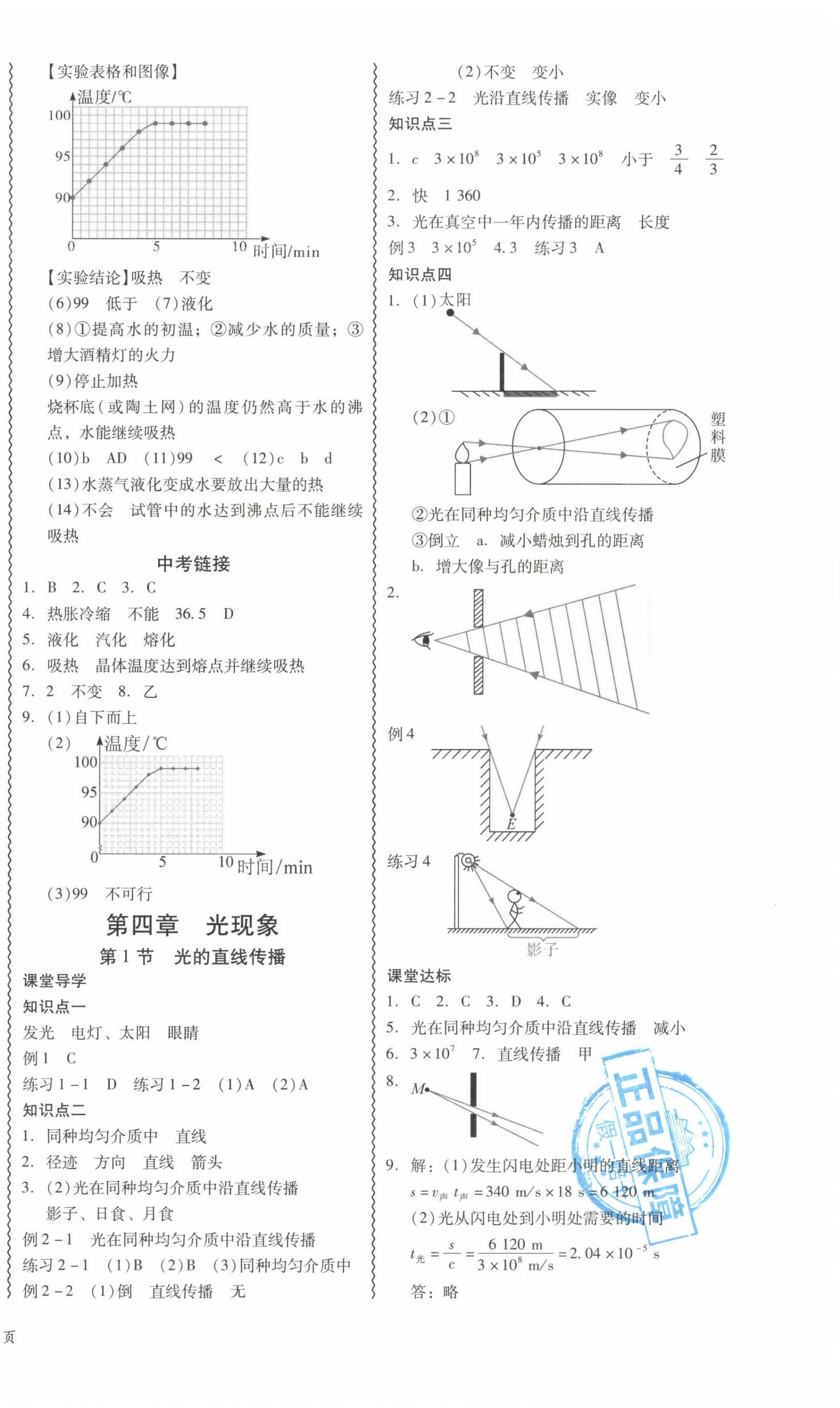 2024年零障礙導(dǎo)教導(dǎo)學(xué)案八年級(jí)物理上冊(cè)人教版 第6頁