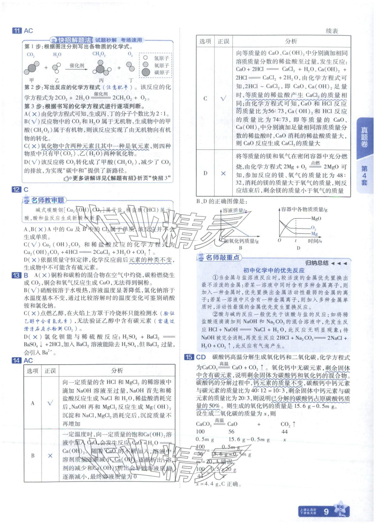 2026年金考卷中考试题汇编45套化学山东专版 第9页