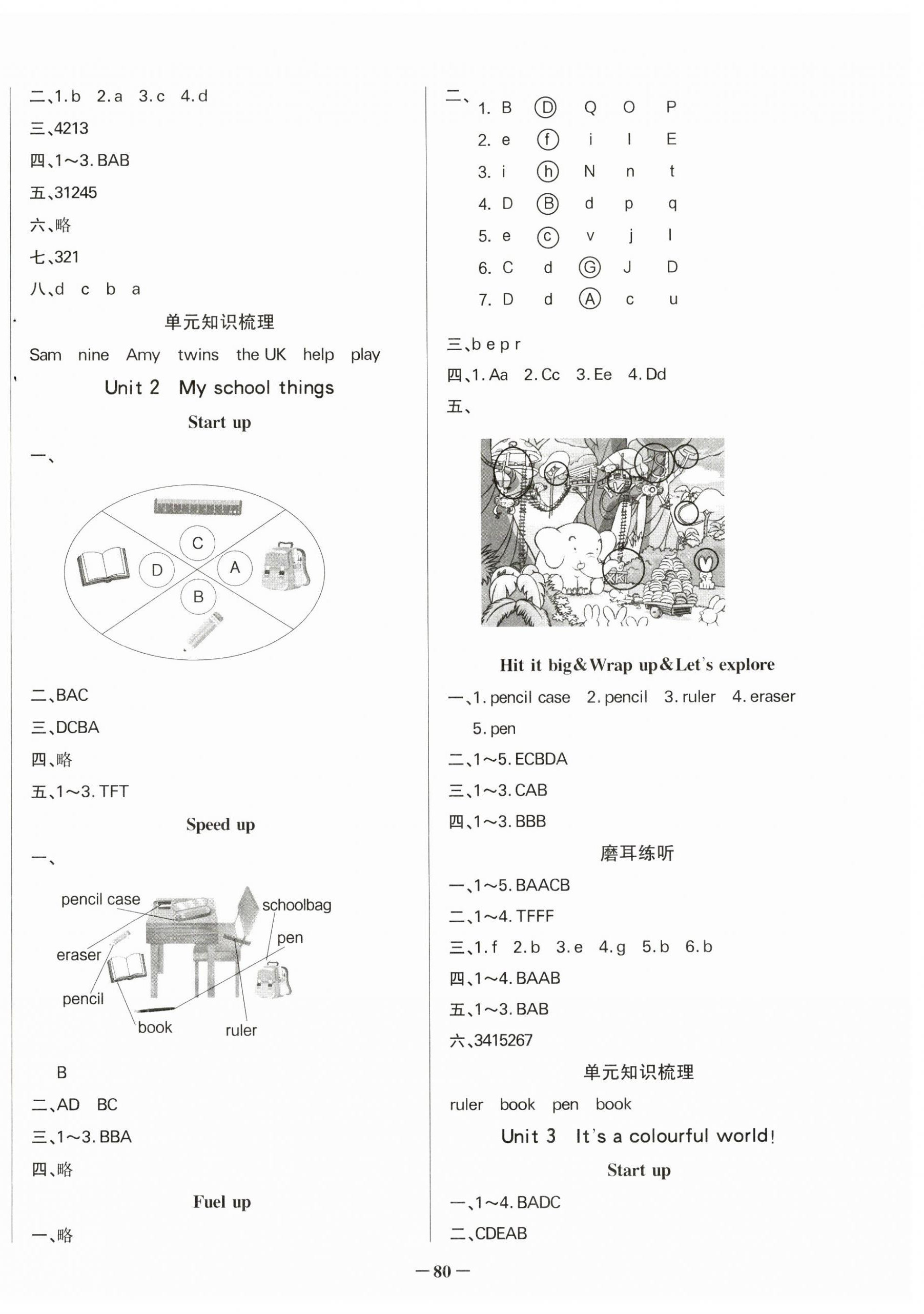 2024年同步導(dǎo)學(xué)與優(yōu)化訓(xùn)練三年級(jí)英語(yǔ)上冊(cè)外研版 第4頁(yè)