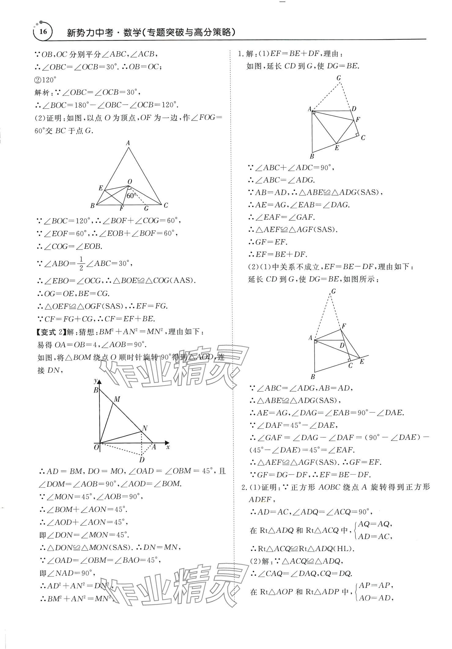2024年新势力中考数学广东专版&nbsp;第16页