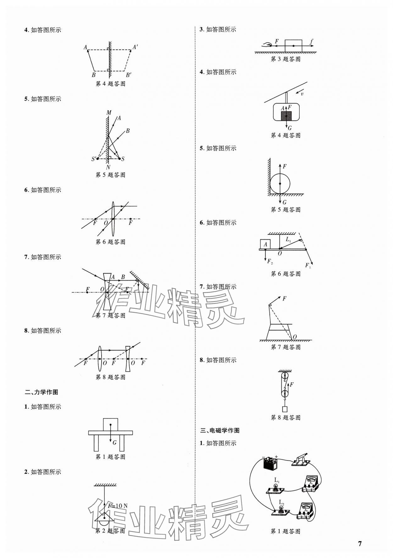 2024年中考零距離物理陜西專版 第7頁