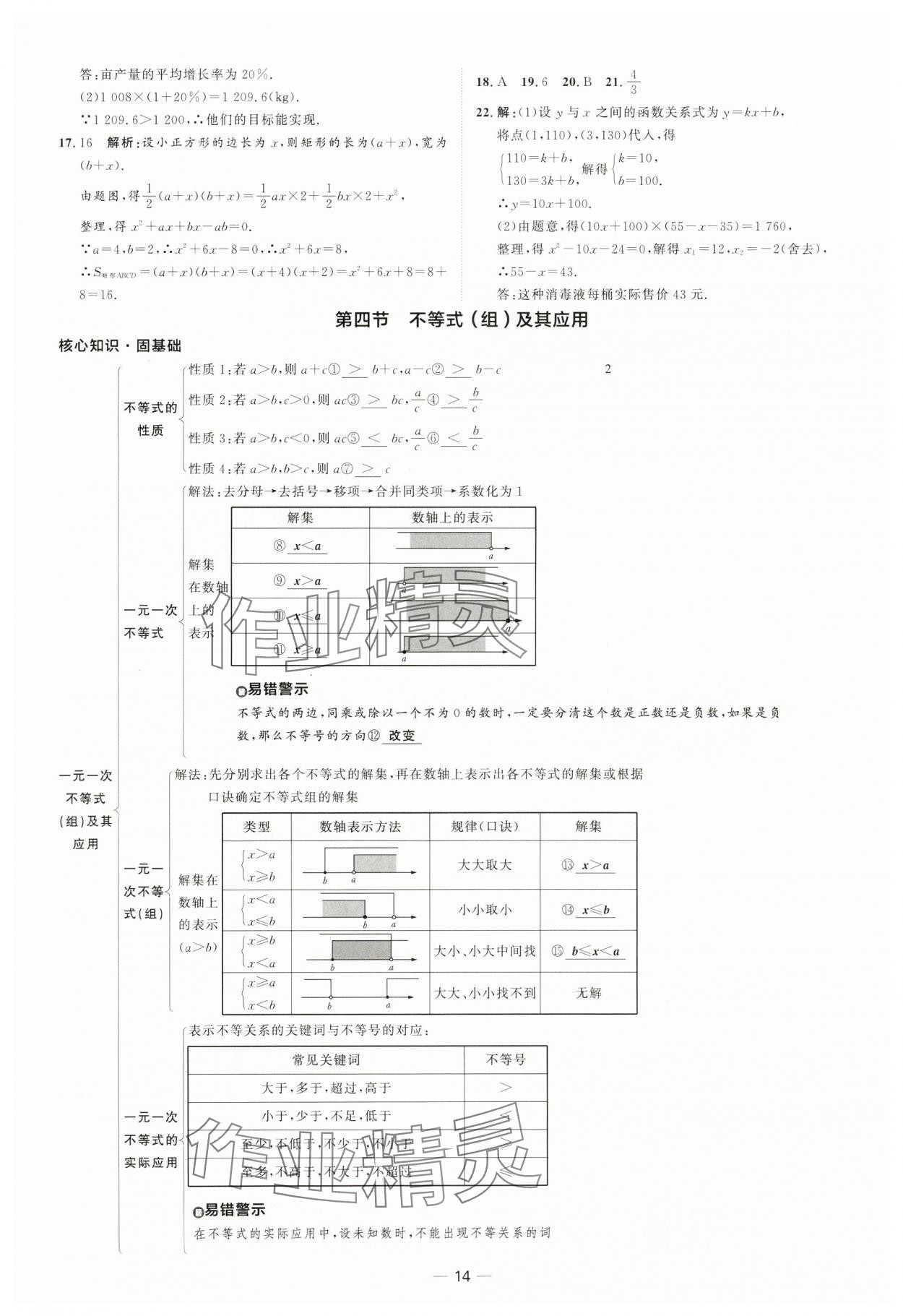 2024年中考档案数学青岛专版 第14页