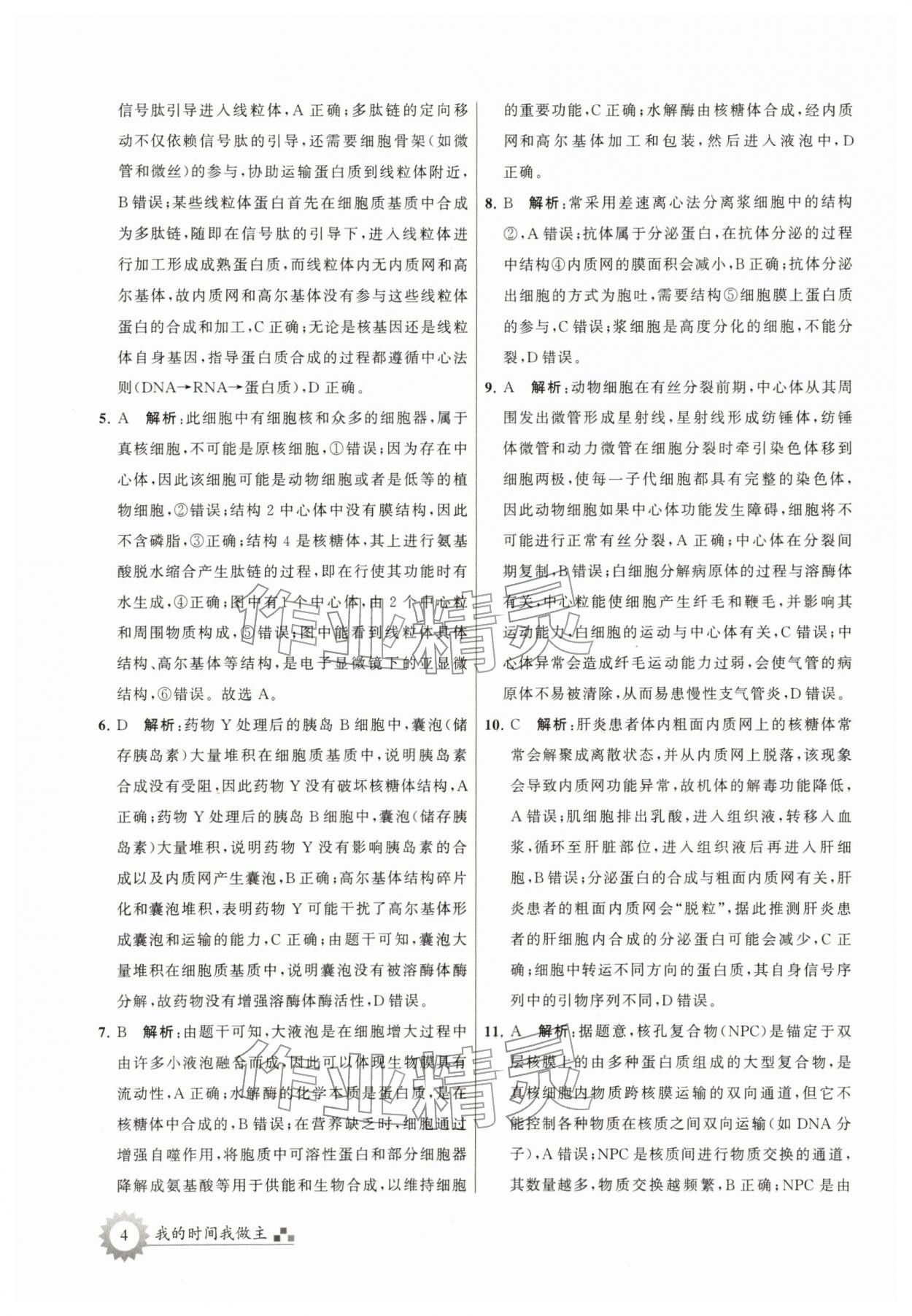 2026年最高考寒假作業(yè)高三生物&nbsp;第4頁