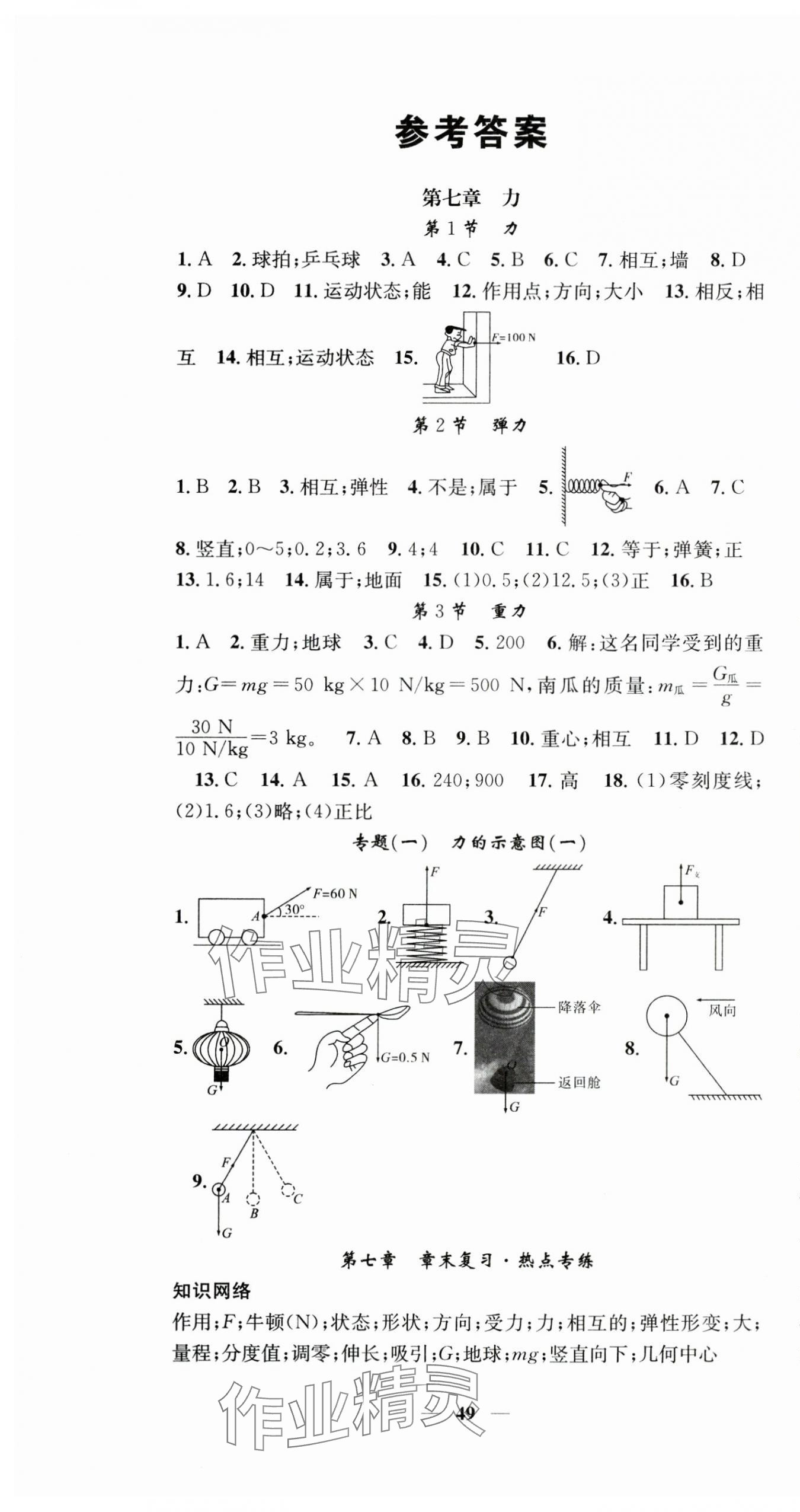 2025年智慧學(xué)堂八年級物理下冊人教版 第1頁