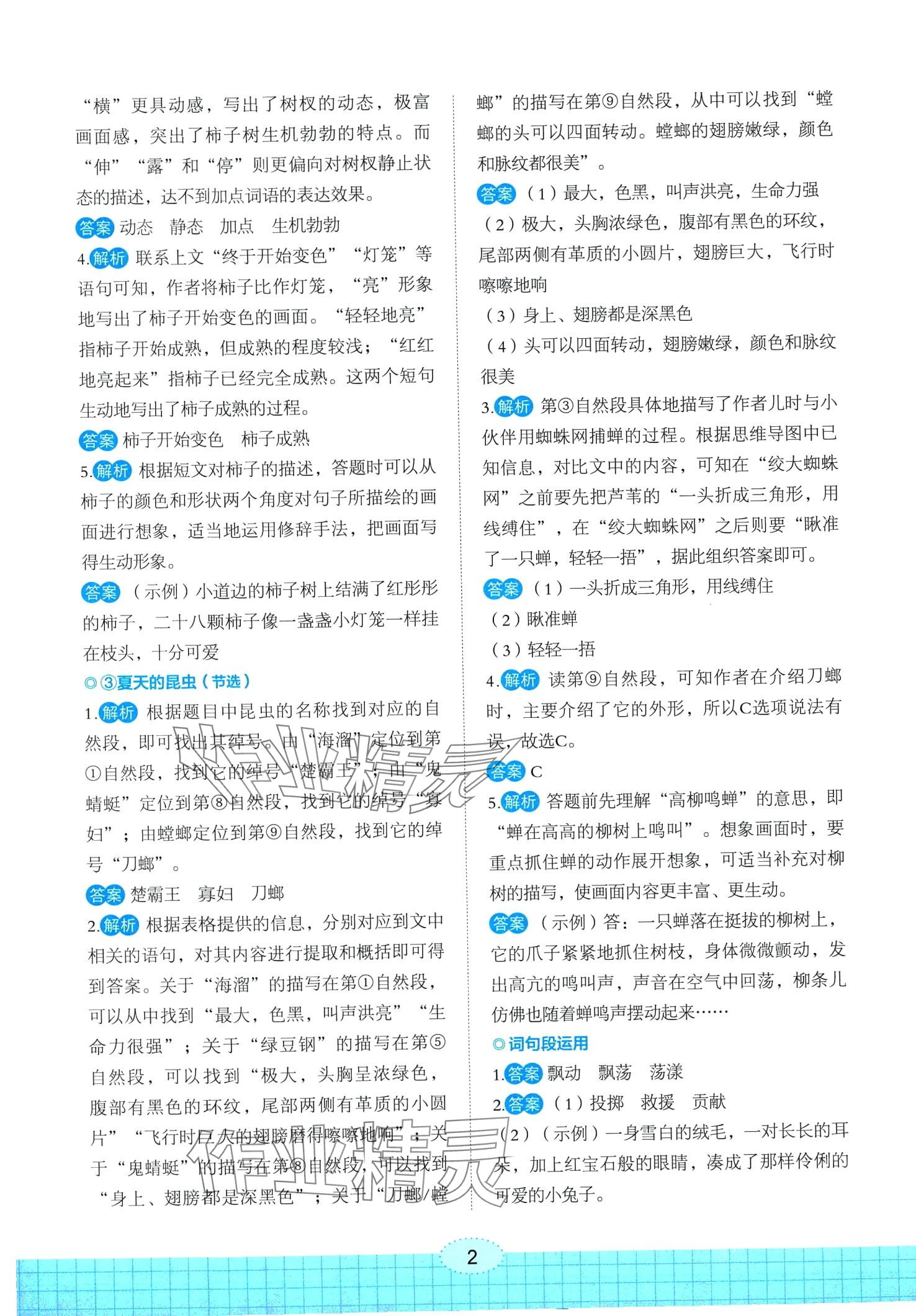 2024年点亮悦读三年级语文全一册人教B版 第2页