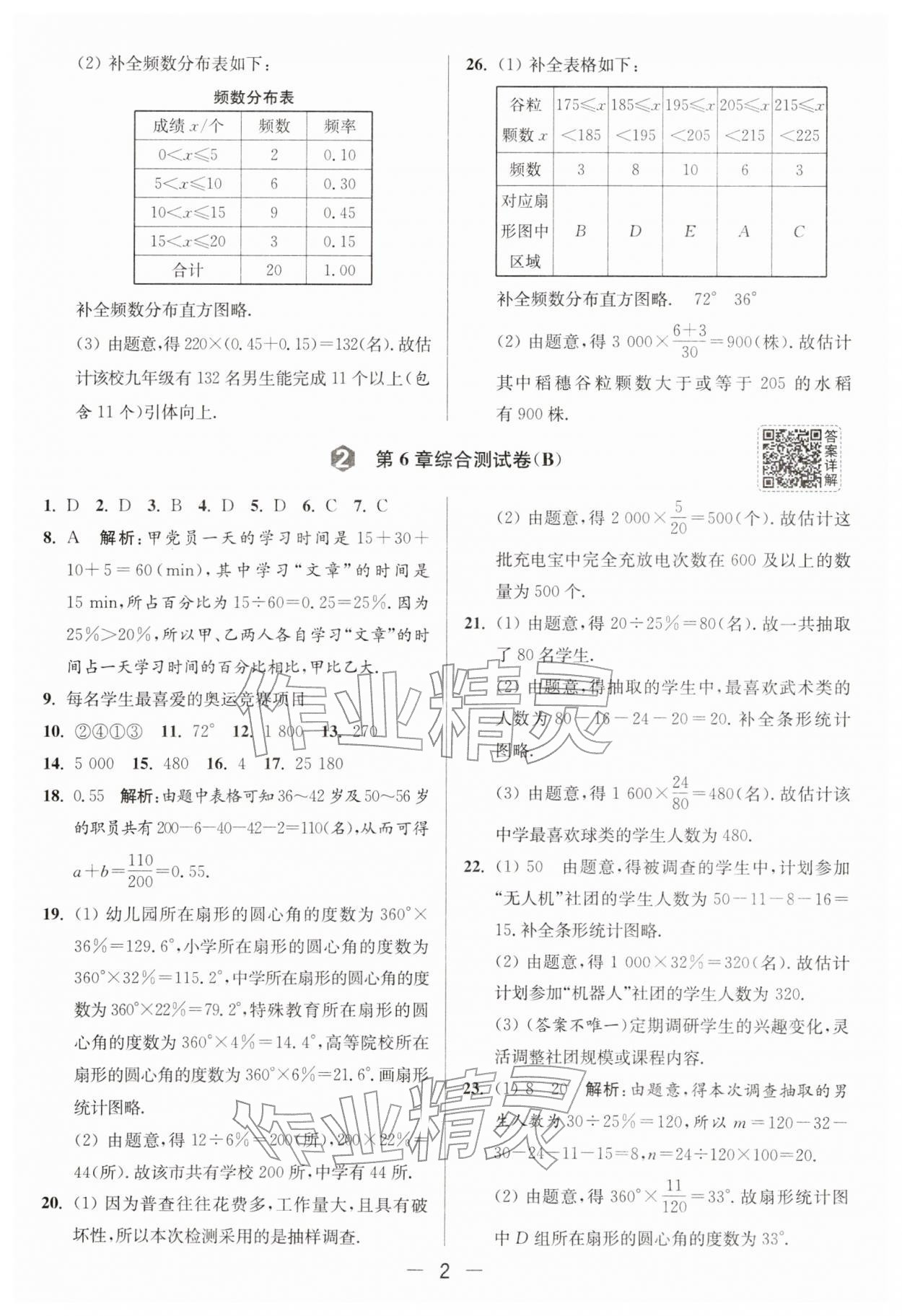2026年亮点给力大试卷八年级数学下册苏科版&nbsp;第2页