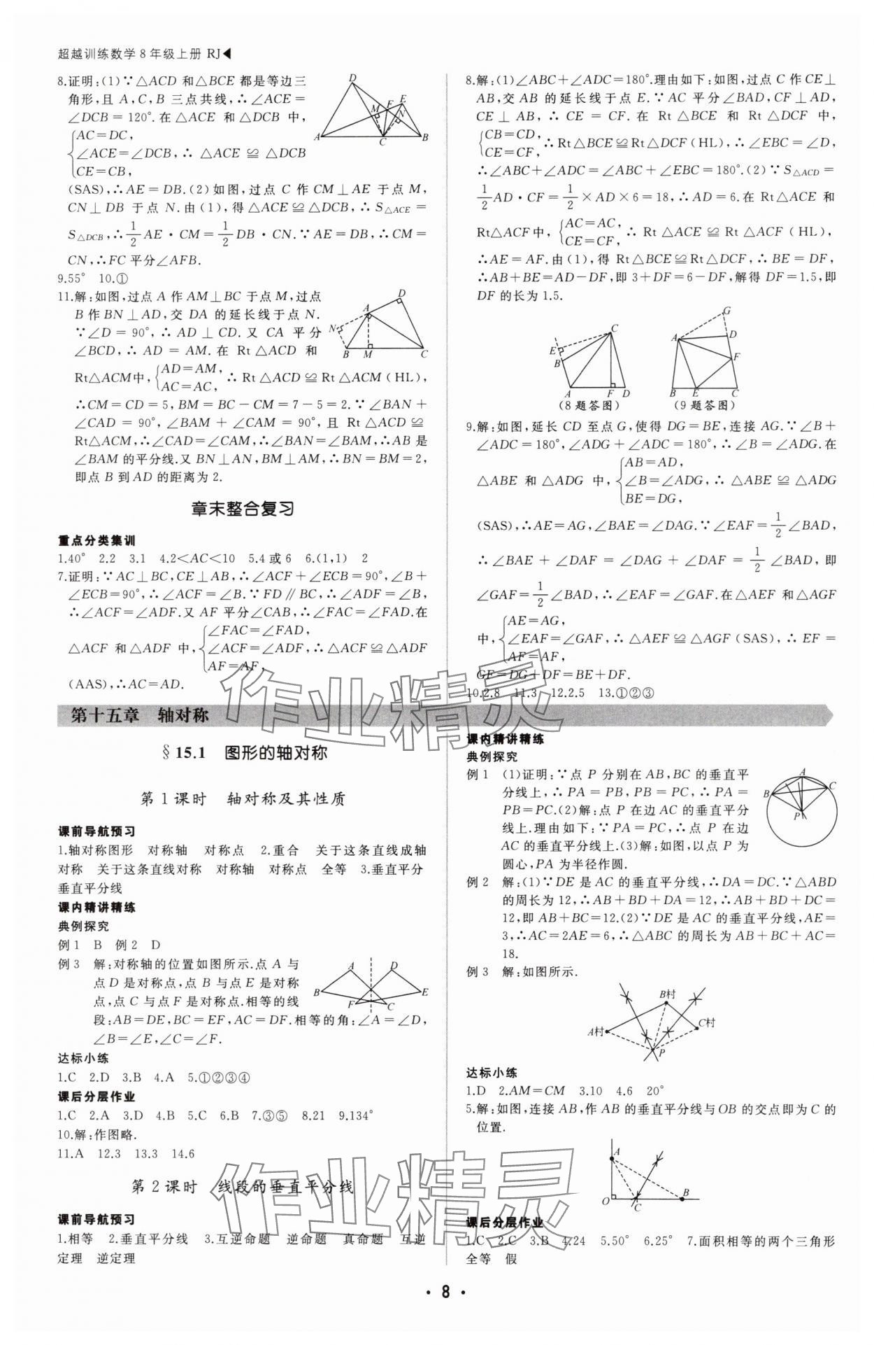 2025年超越訓(xùn)練八年級(jí)數(shù)學(xué)上冊(cè)人教版四川專版 第8頁(yè)