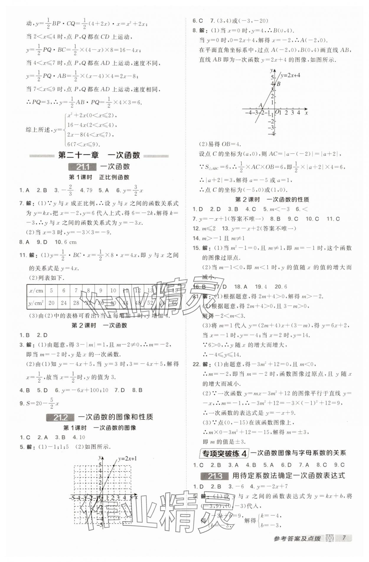 2025年點(diǎn)撥訓(xùn)練八年級數(shù)學(xué)下冊冀教版河北專版 第7頁