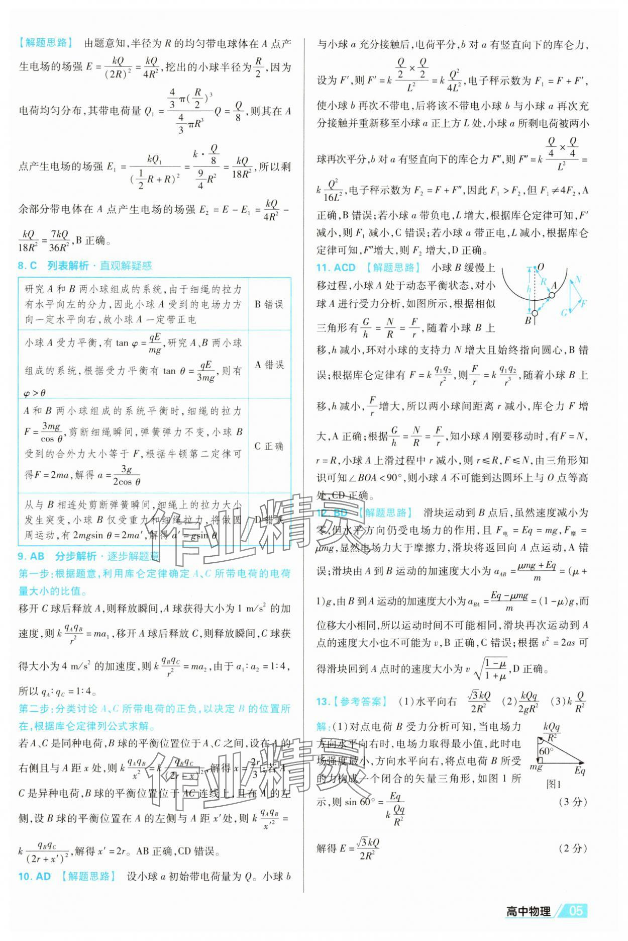 2025年金考卷名师名题单元双测卷高中物理必修第三册人教版 第5页