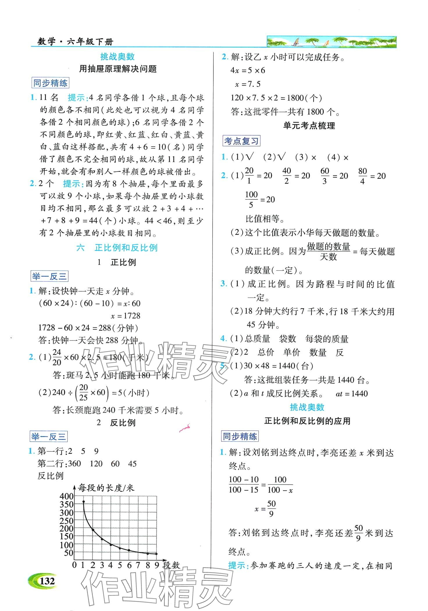 2024年世紀(jì)英才英才教程六年級(jí)數(shù)學(xué)下冊(cè)蘇教版 第5頁(yè)