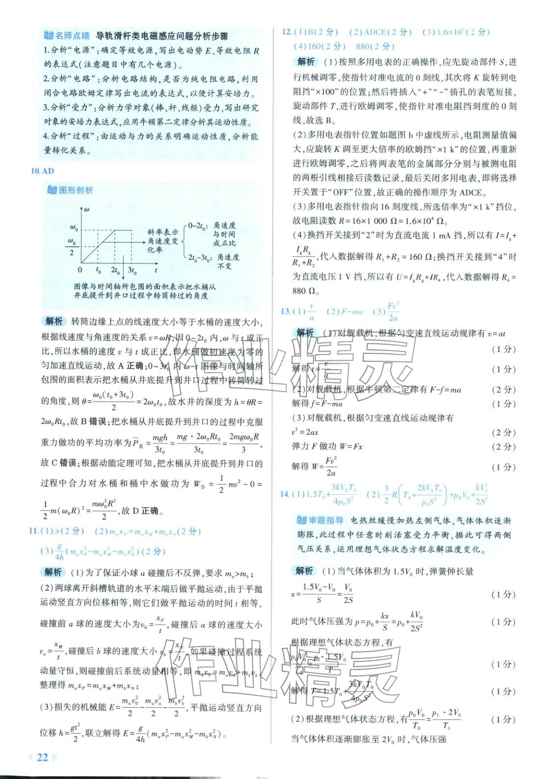 2025年53金卷优选卷汇编高中物理陕晋青宁专版&nbsp;第22页