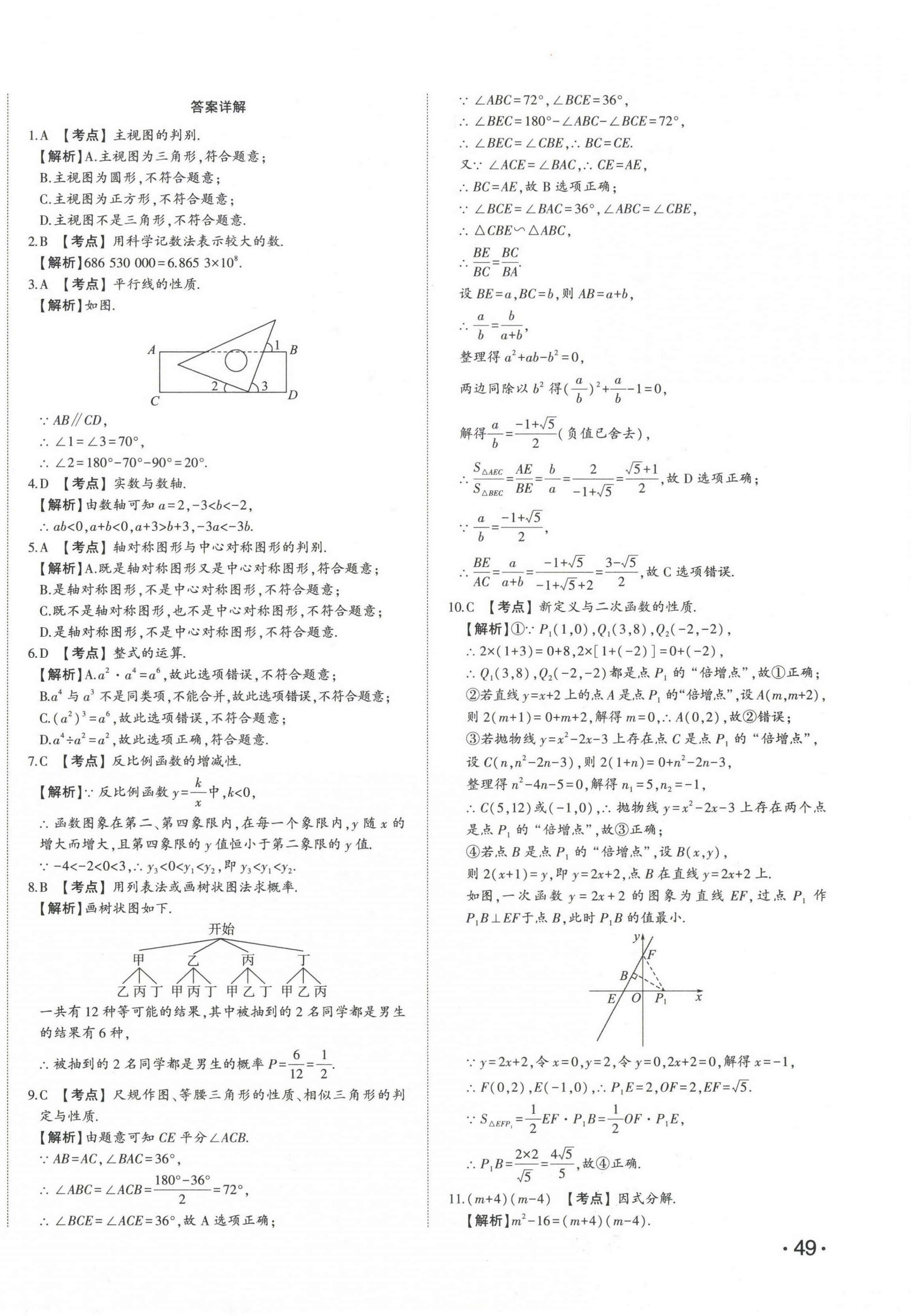 2024年星躍龍門(mén)中考真題匯編卷數(shù)學(xué)山東專(zhuān)版 第14頁(yè)